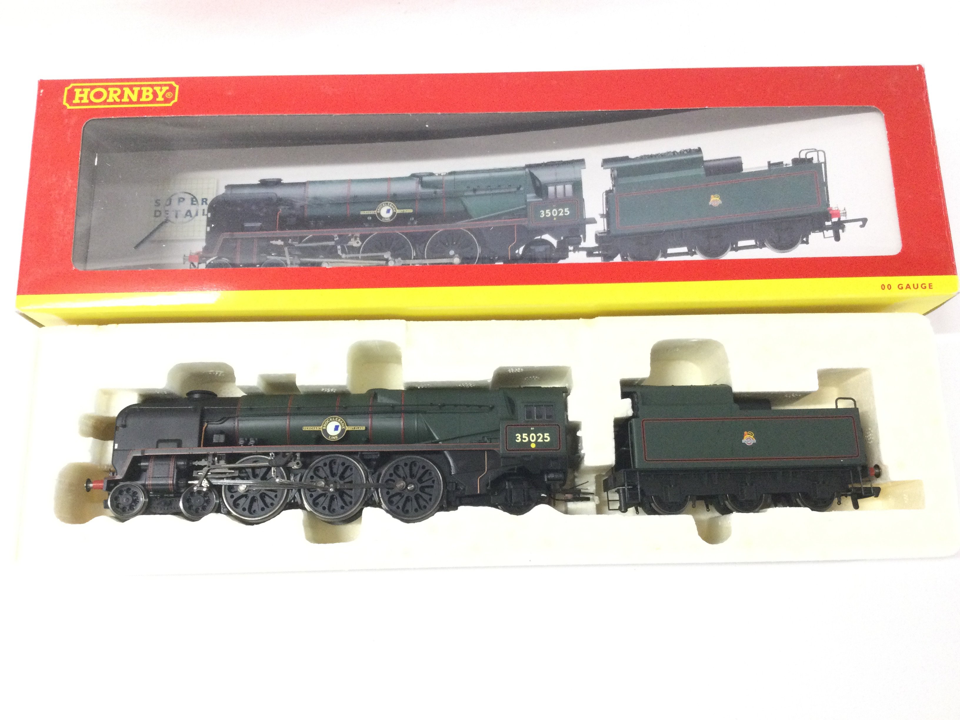 A Boxed Hornby BR 4-6-2 Merchant Navy Class Brocklebank Line #R 2267.