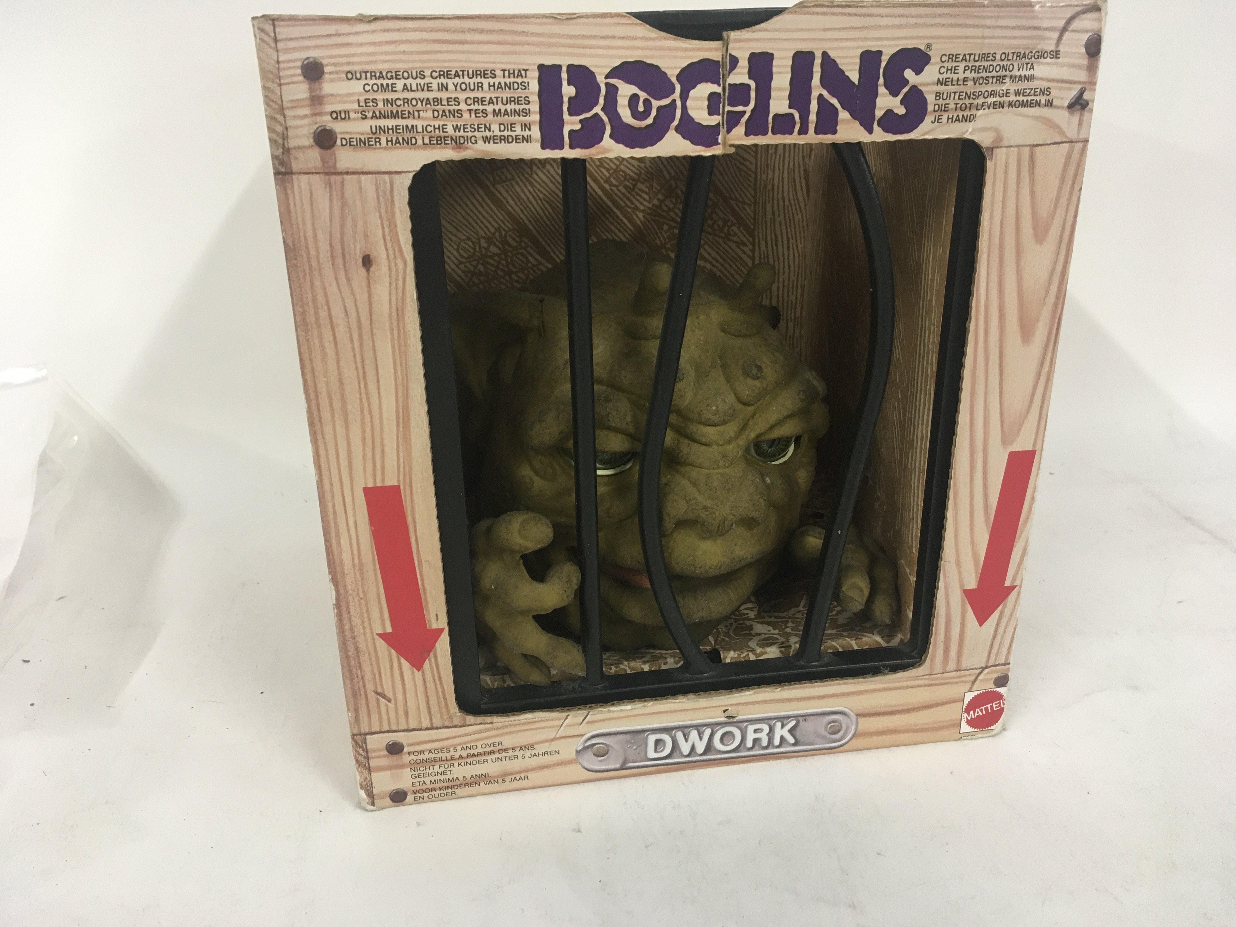 A vintage Boglin DWORK in the original box . No reserve