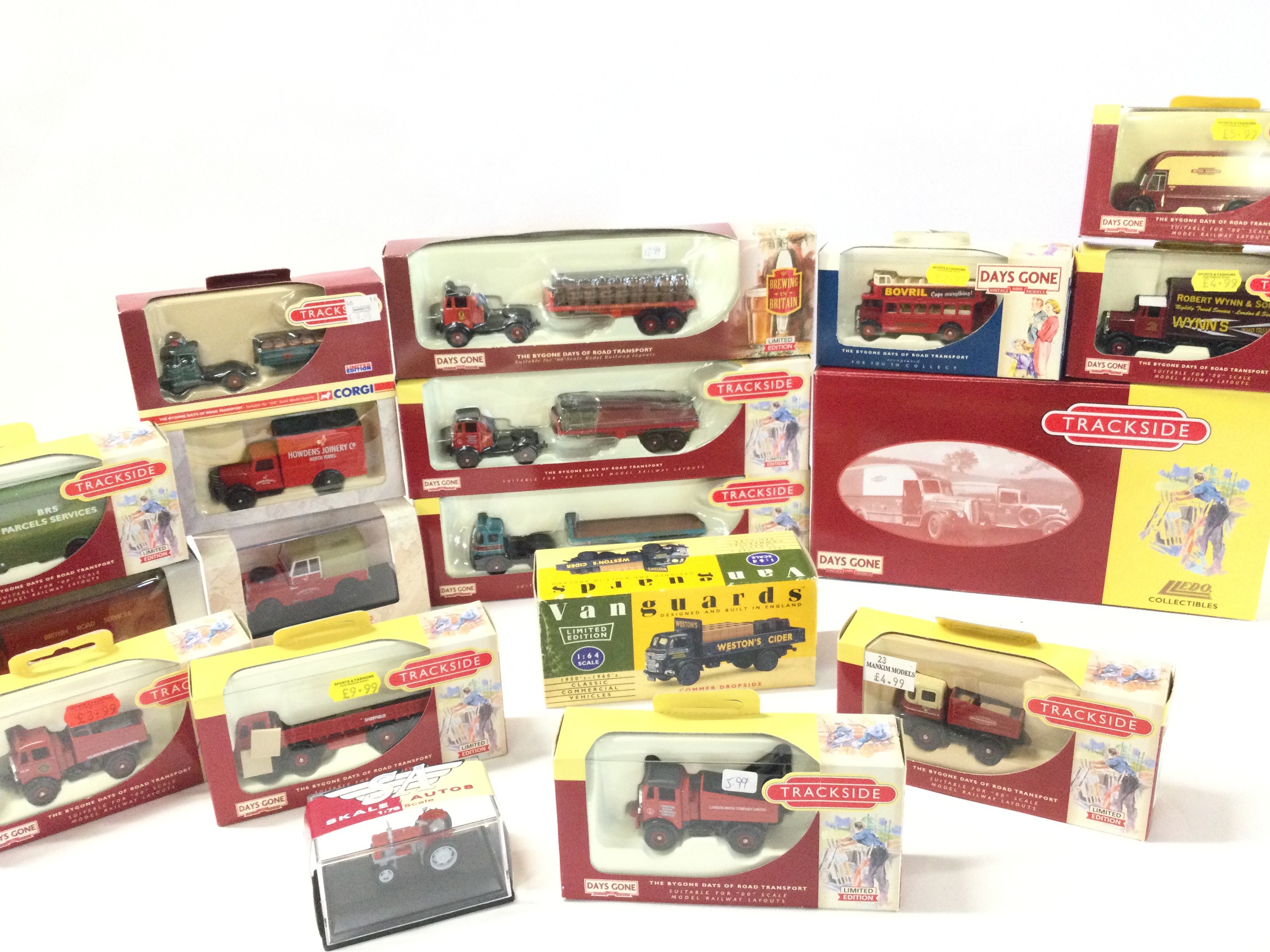 A Collection of Of Oxford Diecast. Lledo Trackside. Efes. Corgi. Vanguards. Etc. And some Loose.