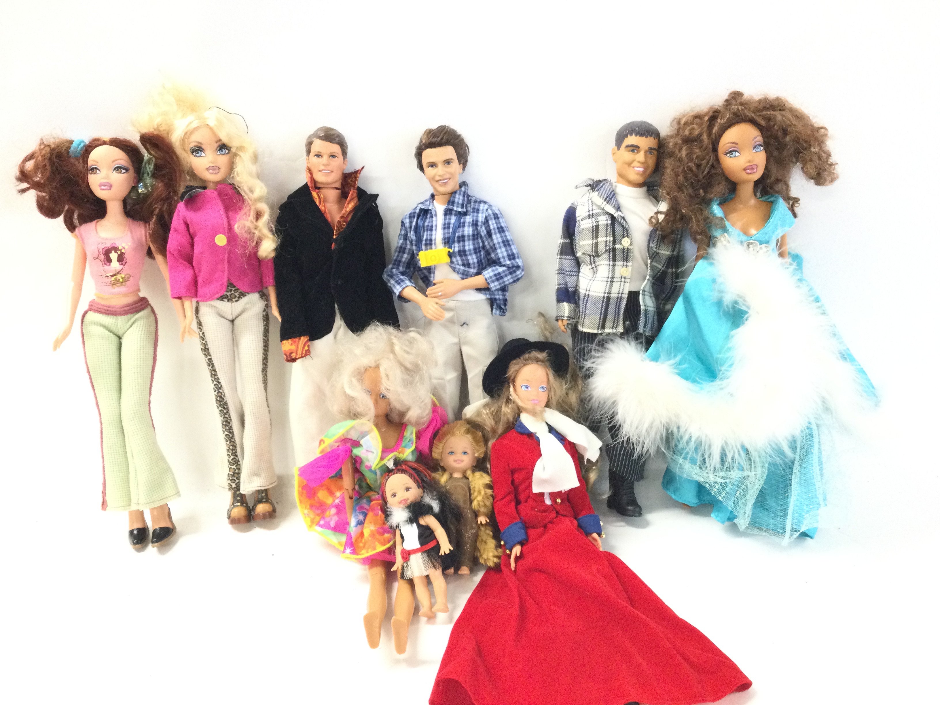 A Collection of Various Dolls including Bratz.