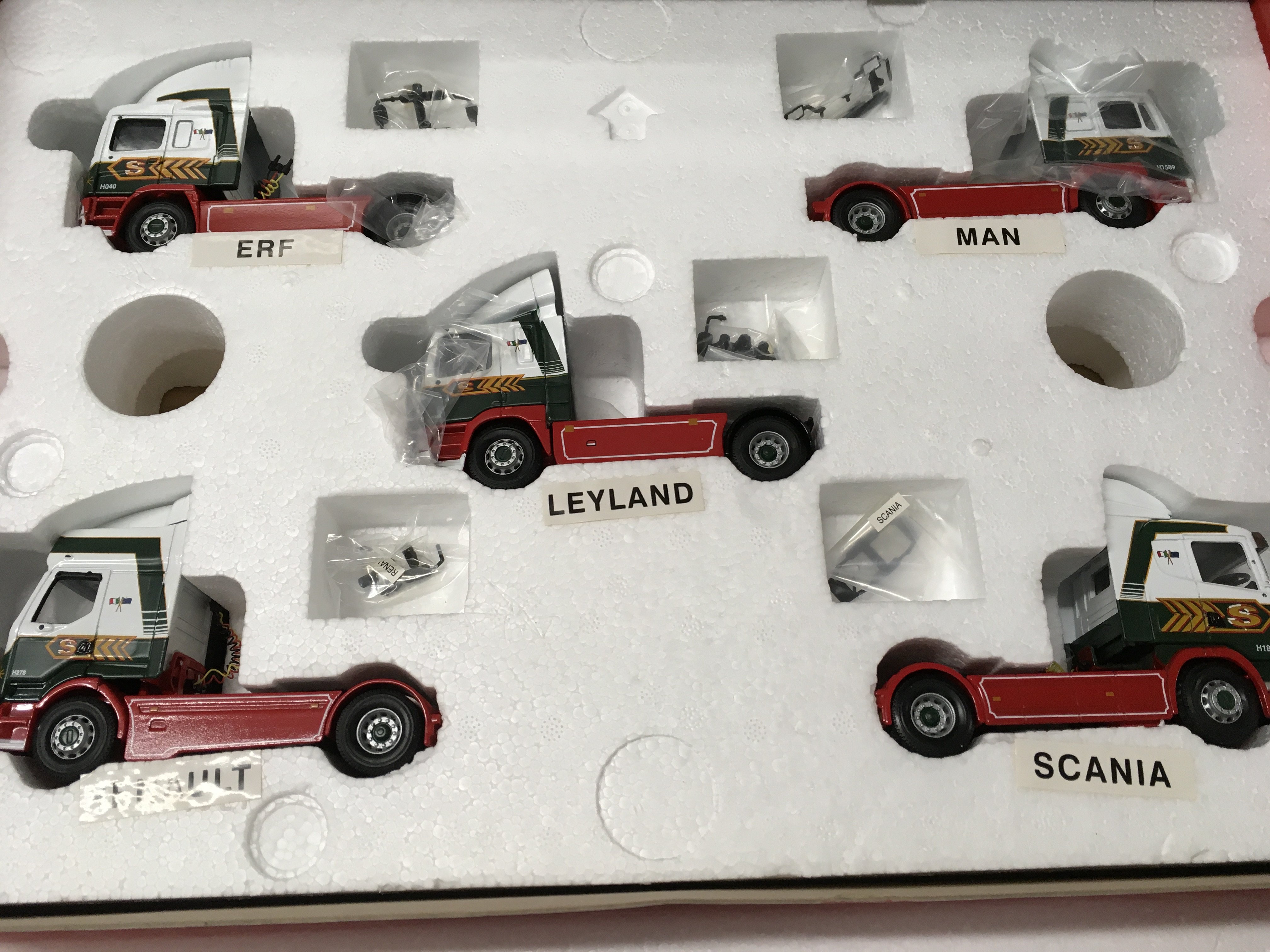 Two special boxed Eddie Stobart sets including 30th Anniversary 1970..2000 and Scalia at Stobart.