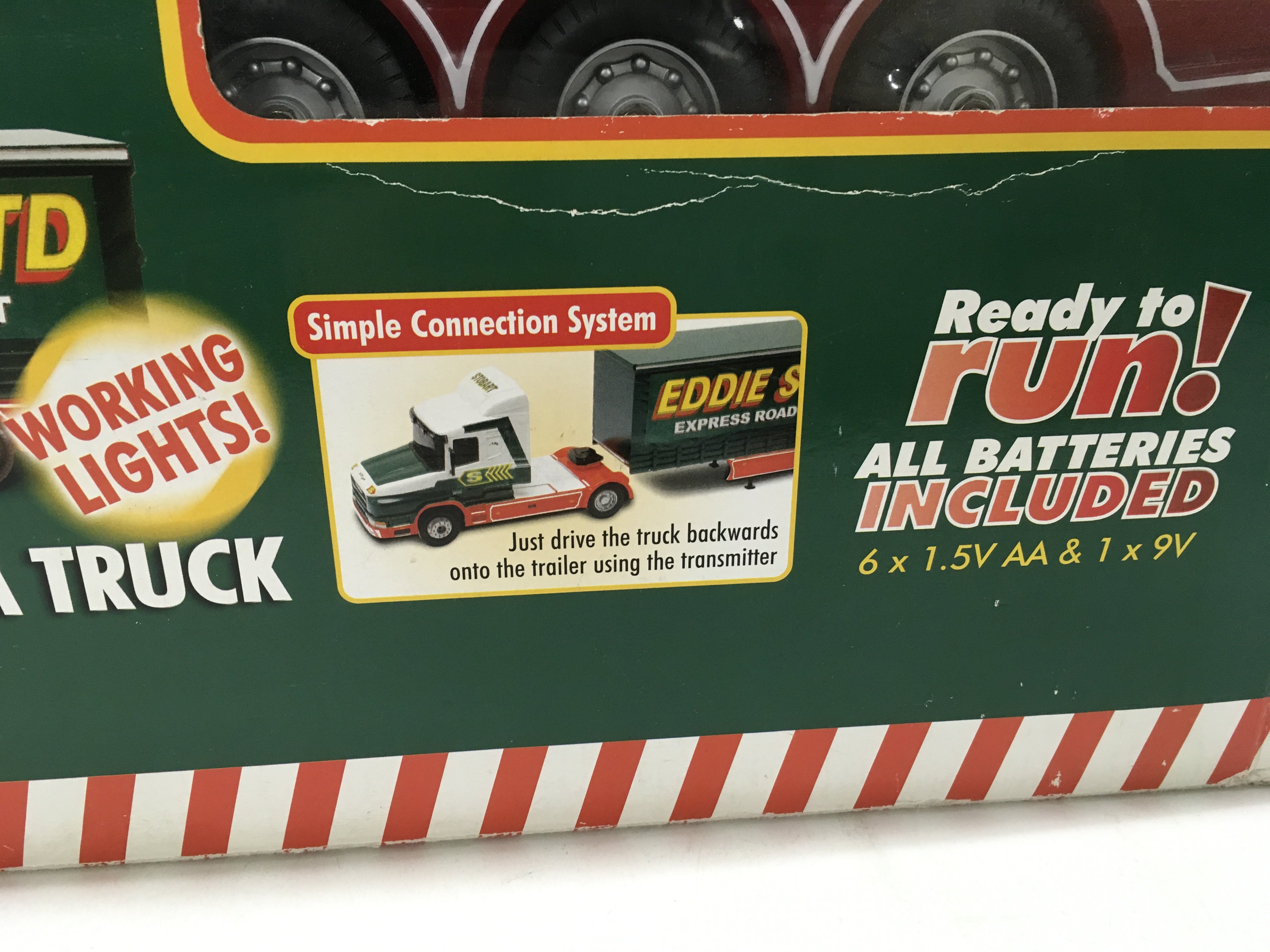 A boxed Radio controlled Model Artic with trailer in Eddie Stobart livery. Scale 1:18. No reserve