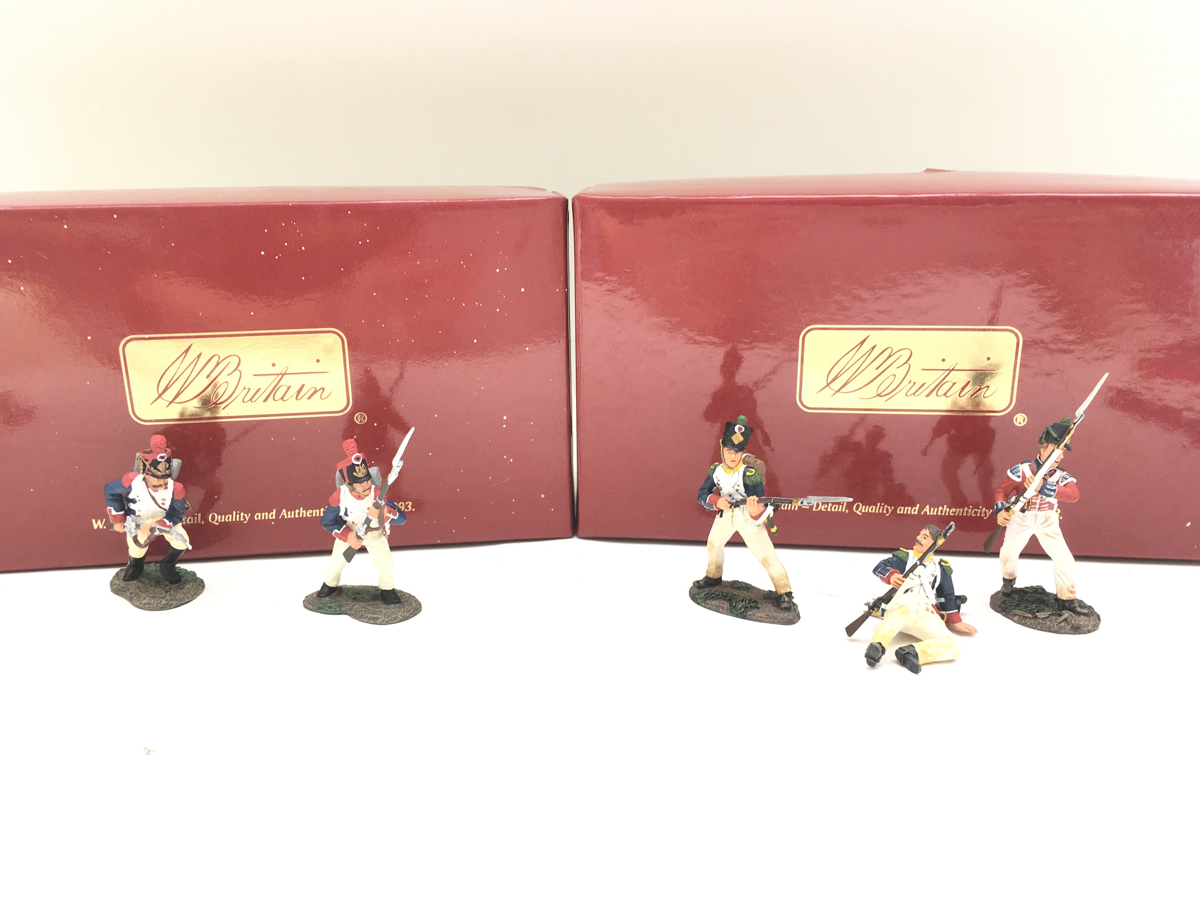 2 Boxed Britains Napoleonic Sets #s 17847 and 17672.