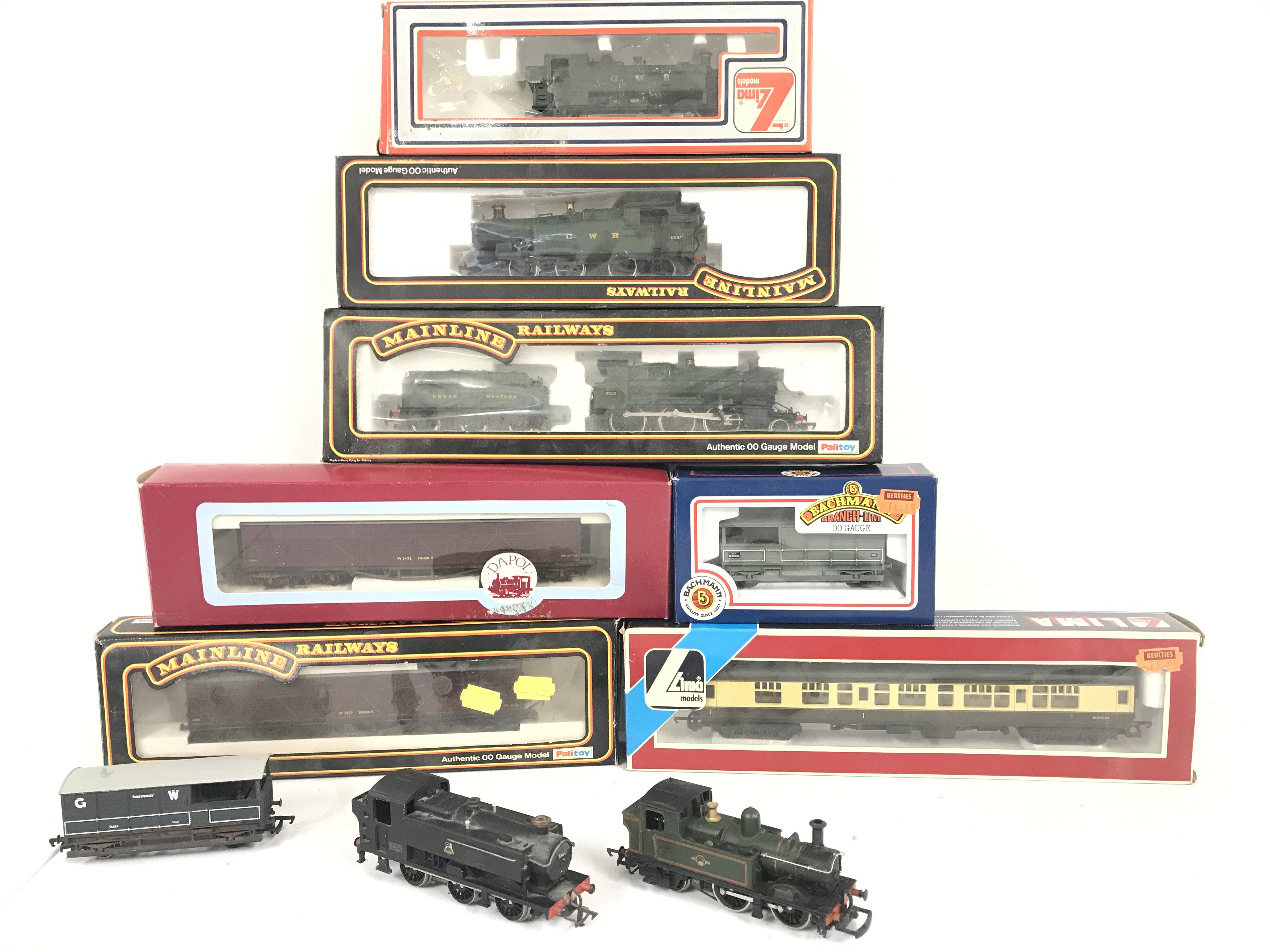 A Collection of 5 X Boxed And Loose Locomotives And Coaches. Various Makes. No Reserve.