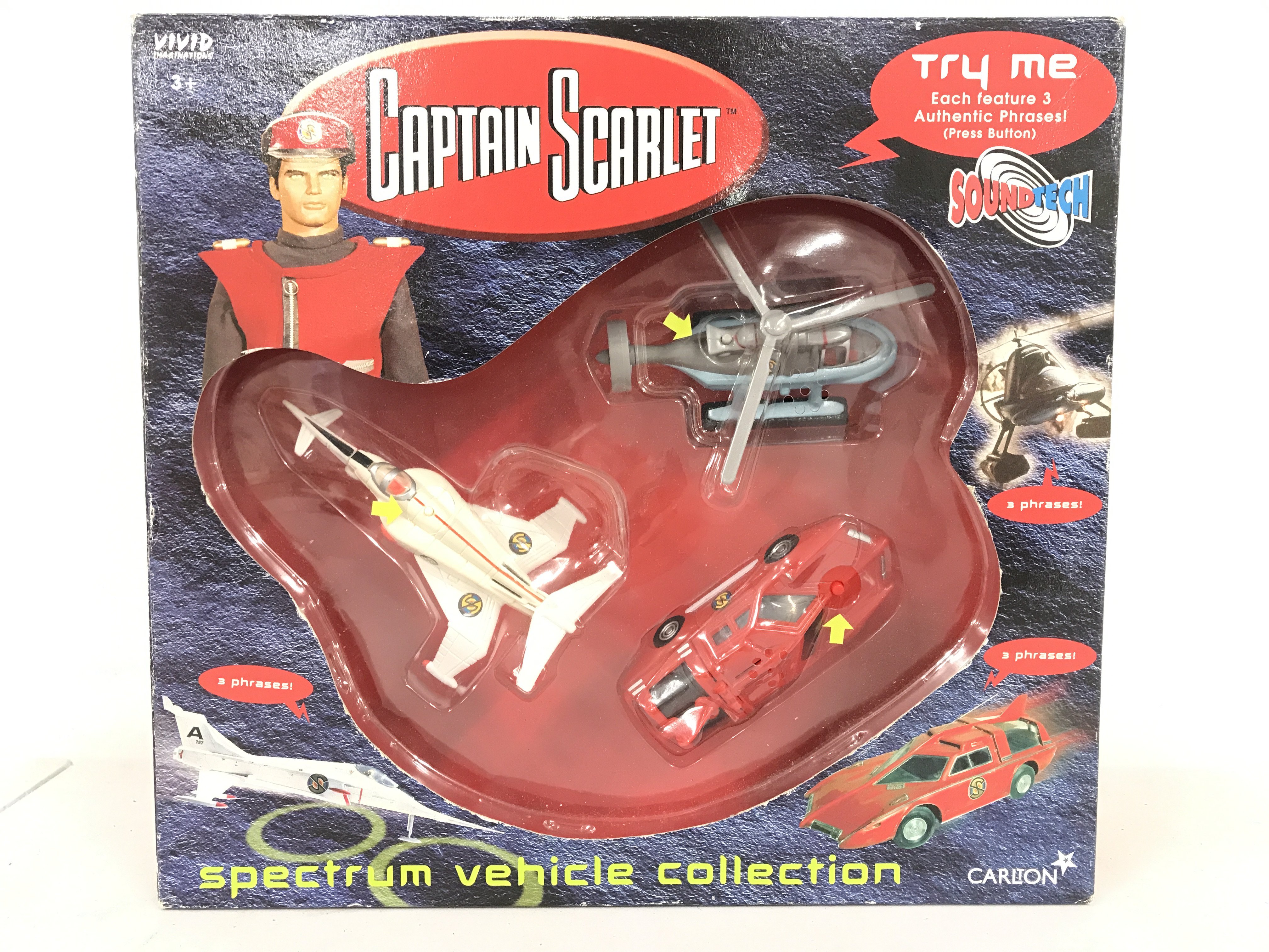 A Boxed Carlton Captain Scarlet Vehicle Collection. No Reserve.
