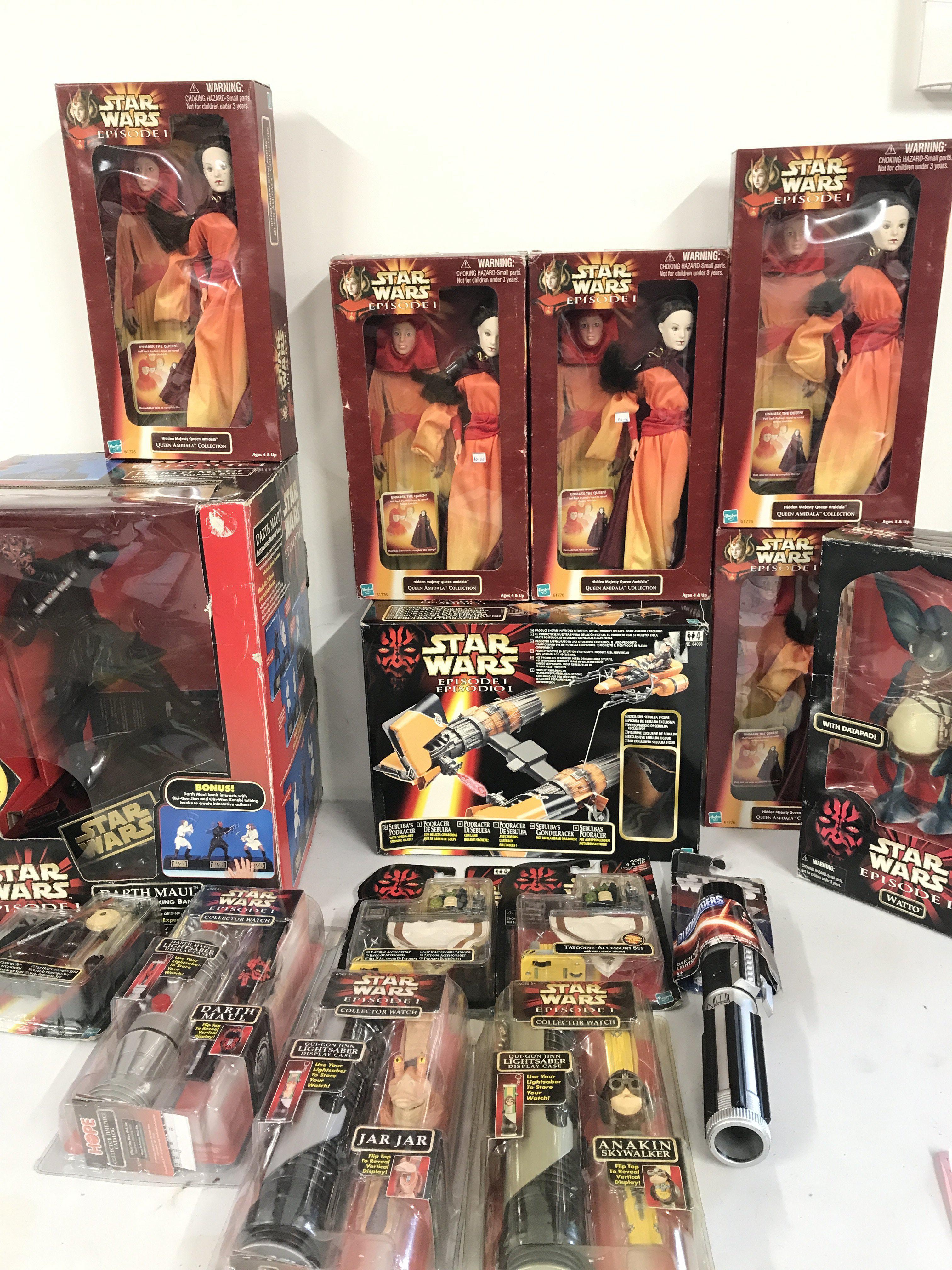 A Collection Of Star Wars Episode 1 Toys And Accessories. No Reserve.(2).