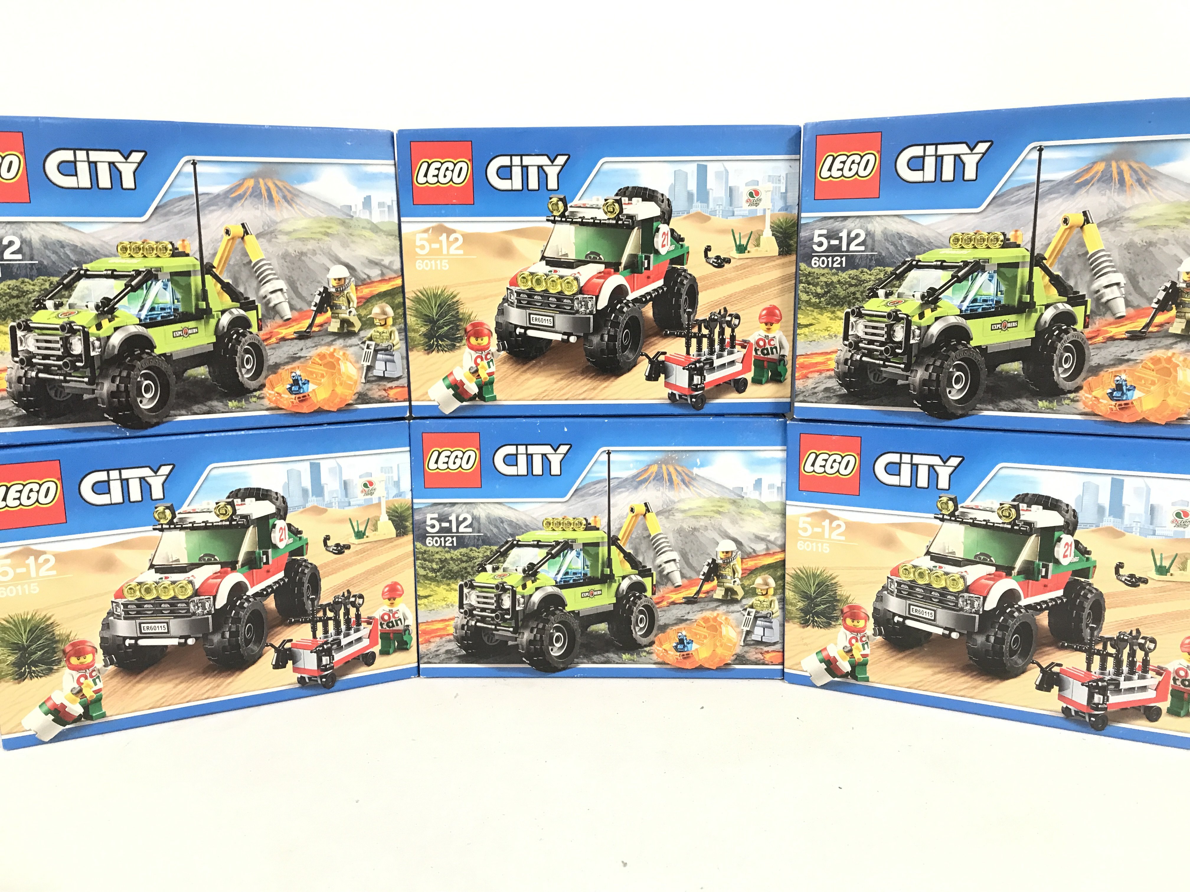 6 Boxed And Sealed Lego City Vehicles. No Reserve.