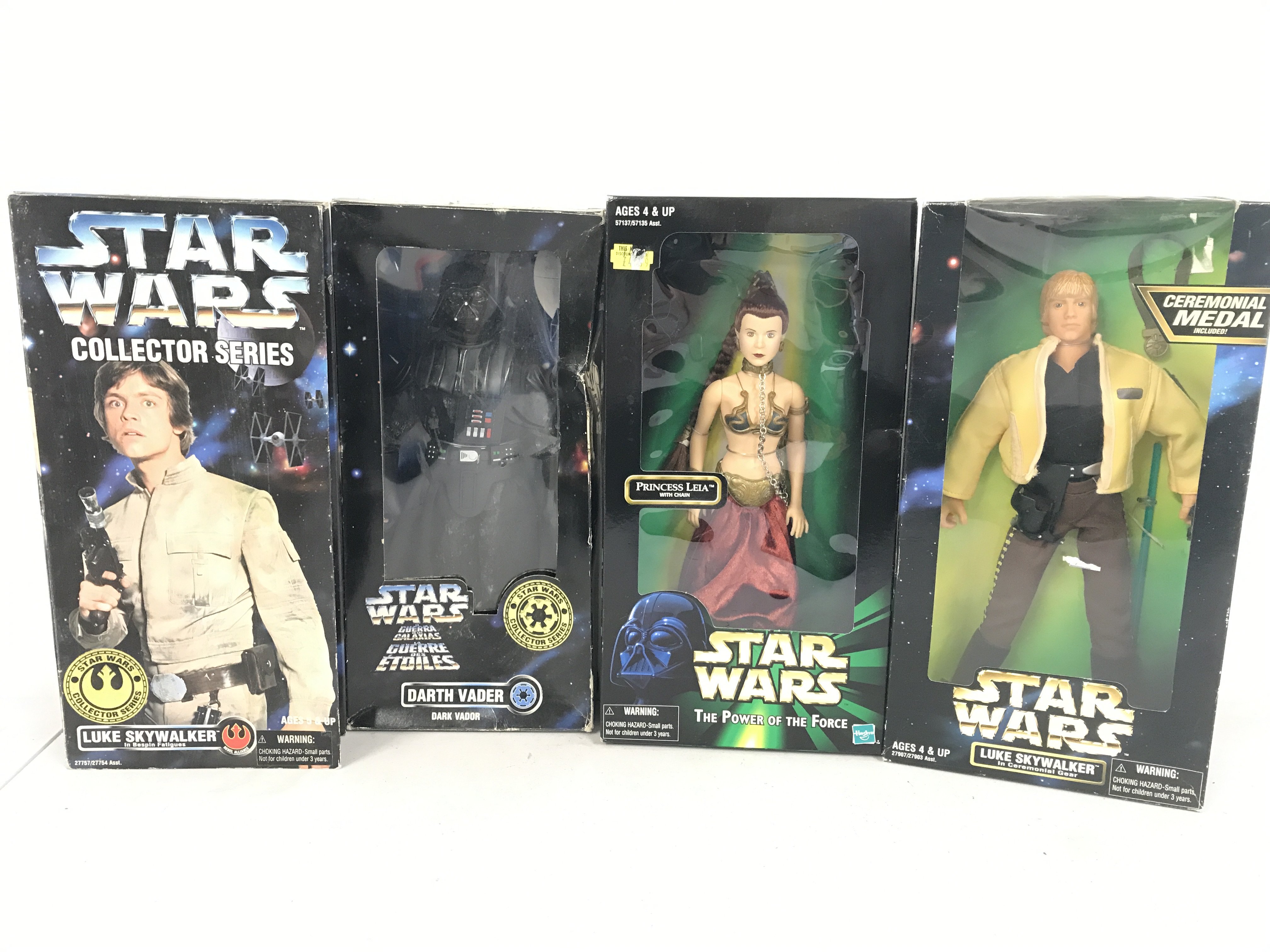 4 X Boxed Star Wars 12 Inch Figures. No Reserve. (4).
