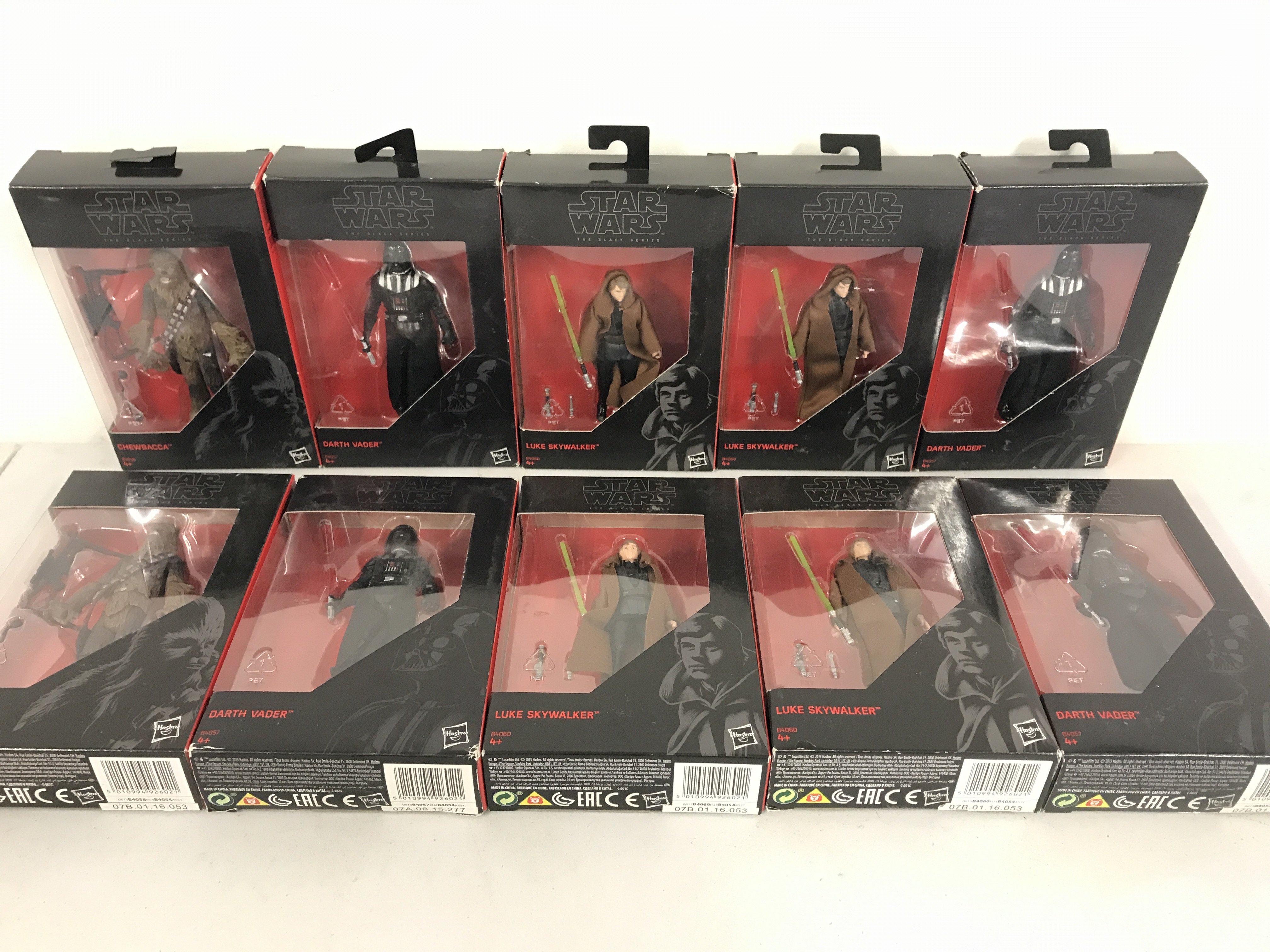 10 Boxed Star Wars Black Series Figures. No Reserve.