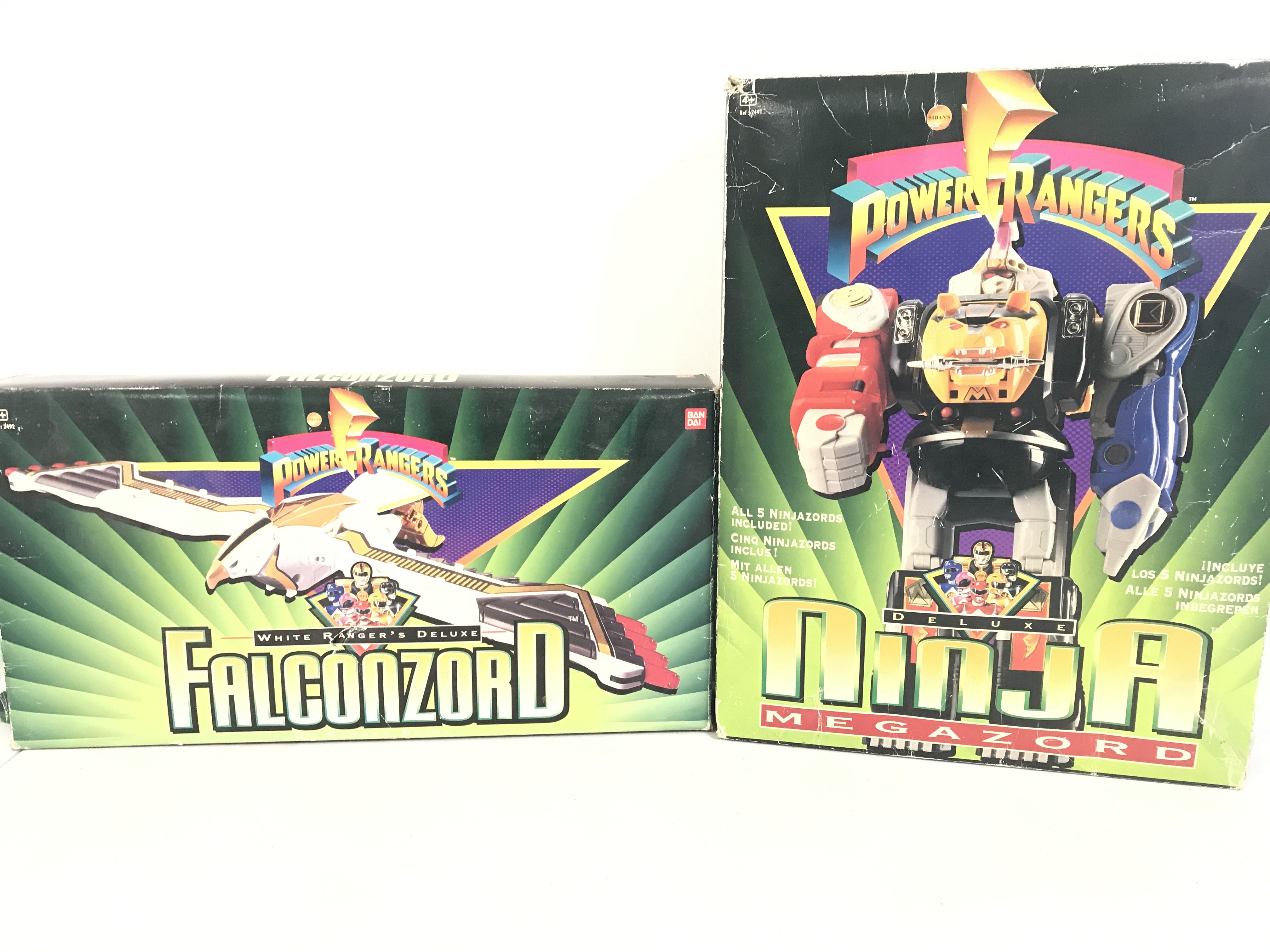 A Boxed Power Rangers Falcon Sword And A Ninja Megazord. parts Missing/Damaged. No Reserve. (2).