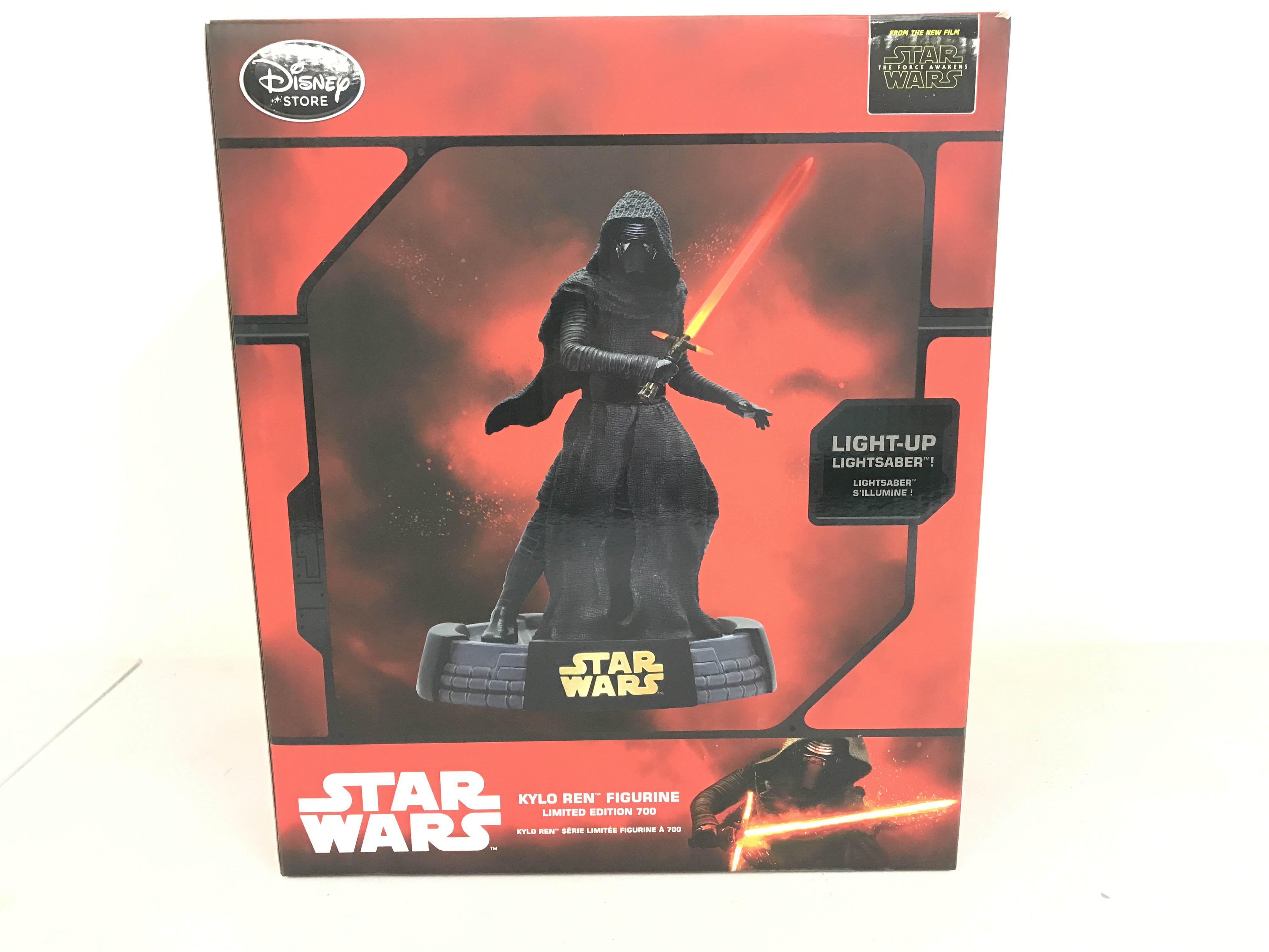 A Boxed Disney Star Wars The Force Awakens Kylo Ren Figurine. Limited To 700.