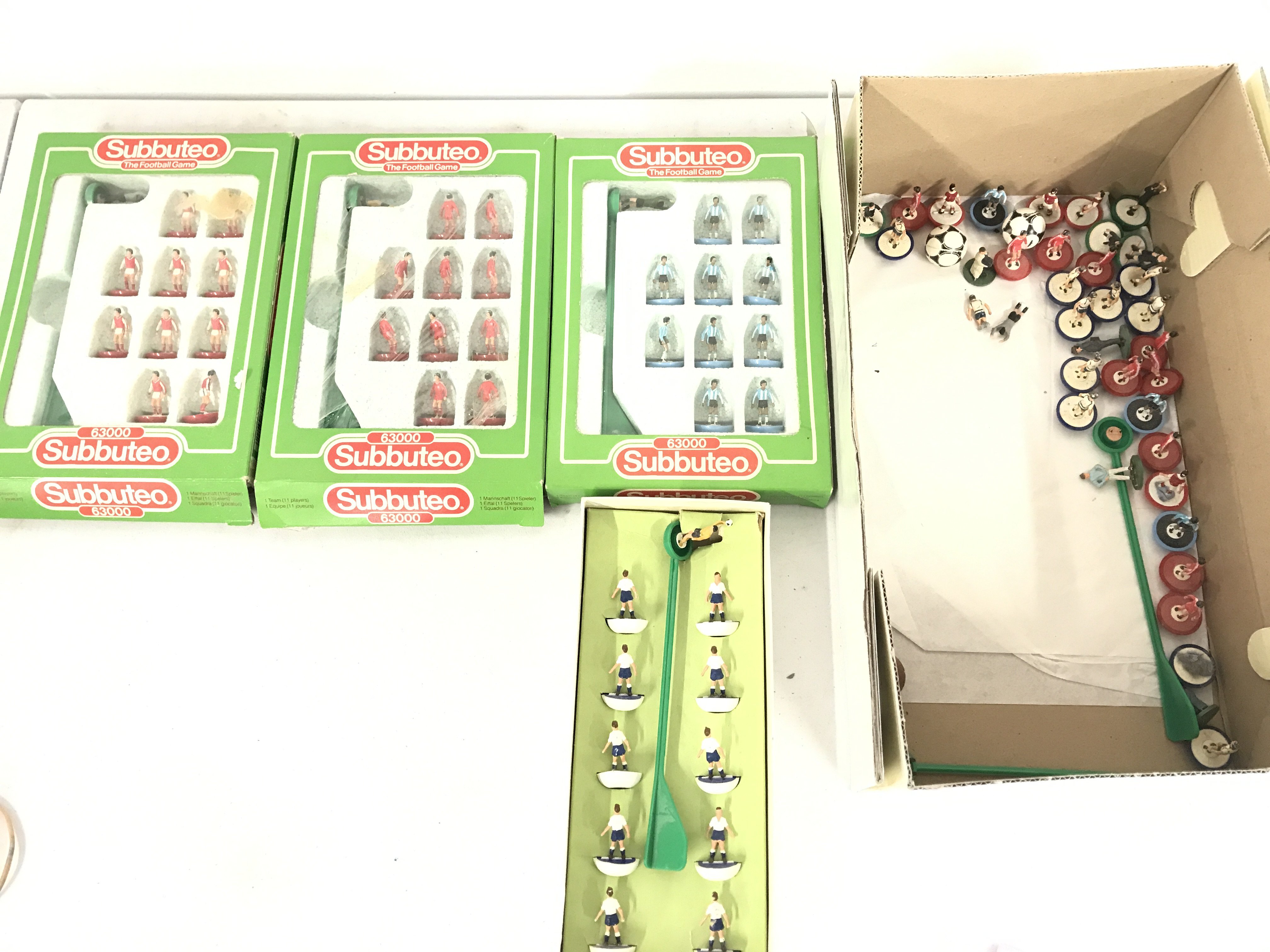 A Small Collection Of Subbuteo With Extra Players.