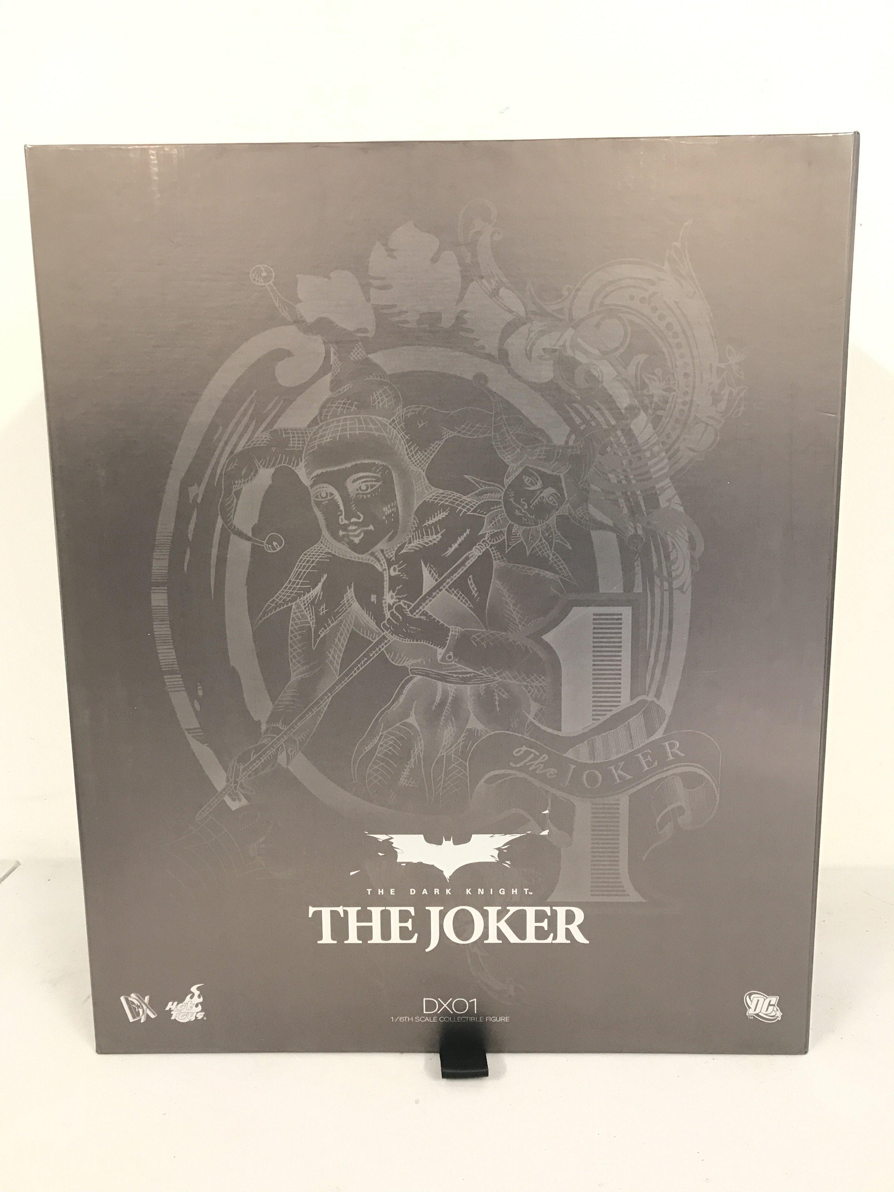 A Boxed 1/6 Scale DXO1 The Dark Knight Joker Figure set.