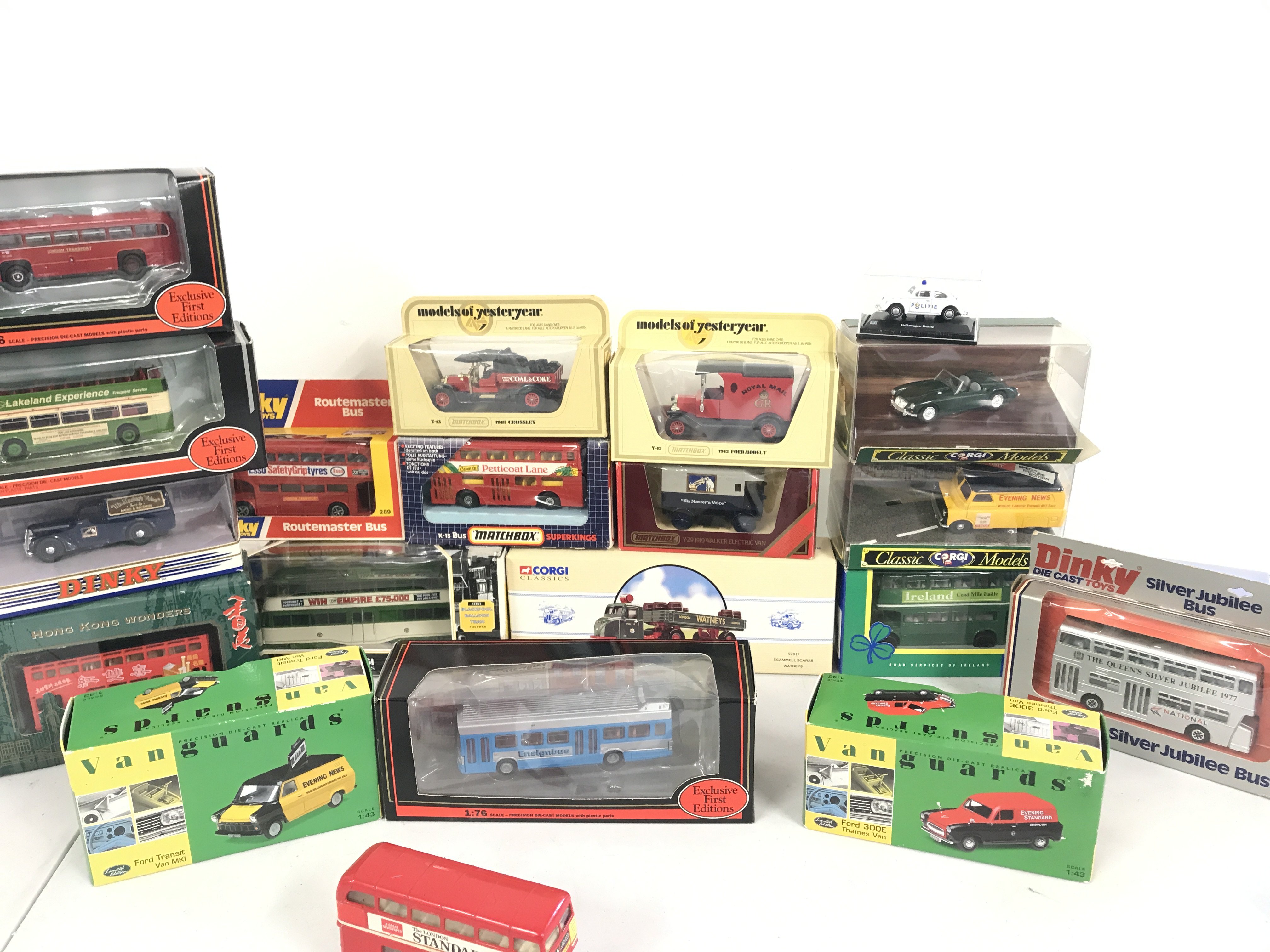 A Box Containing Various Boxed Diecast Including Corgi. Dinky. Matchbox Etc. No Reserve.