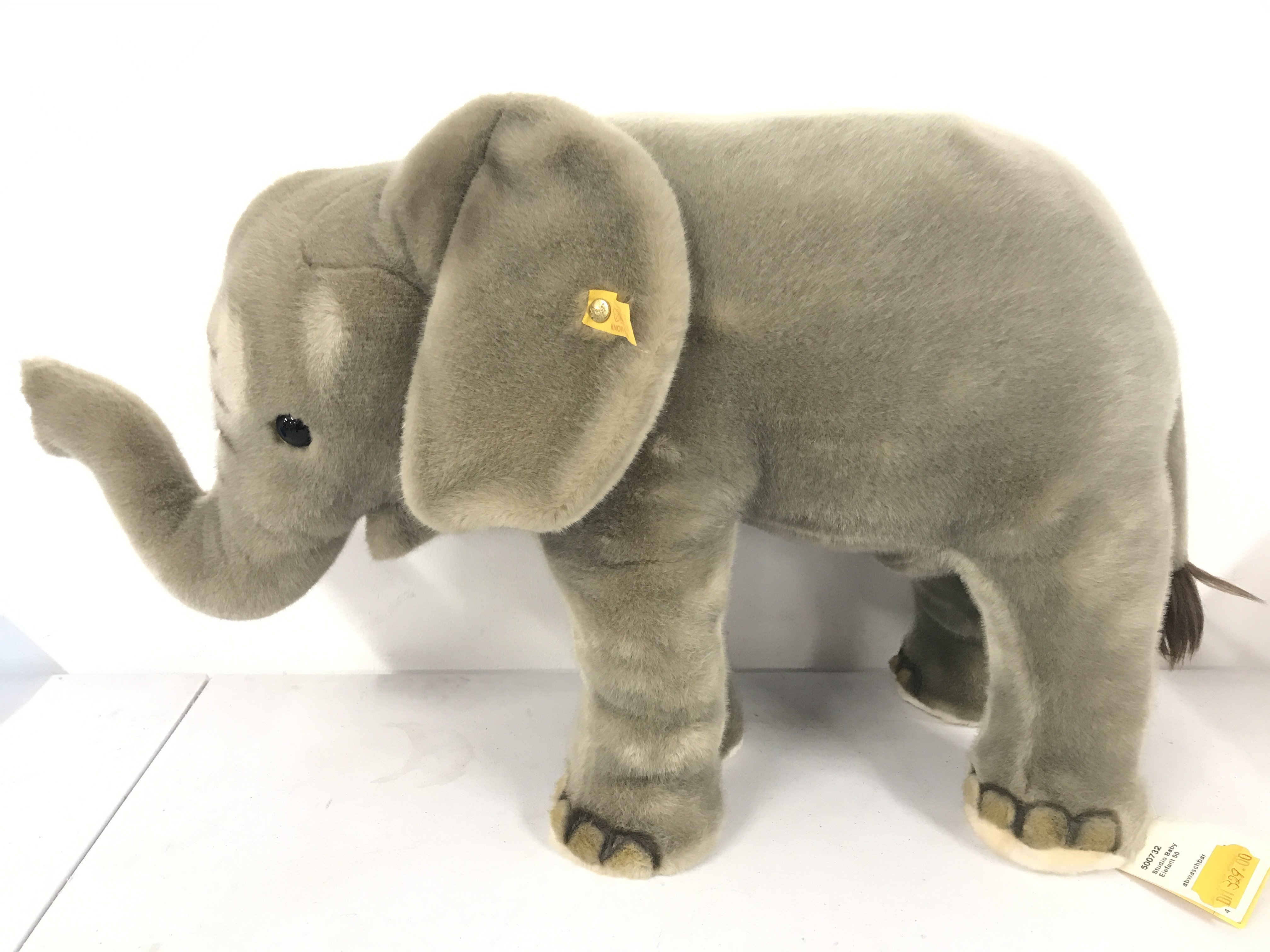 A Steiff Studio Baby Elephant. With Tags. No Reserve.