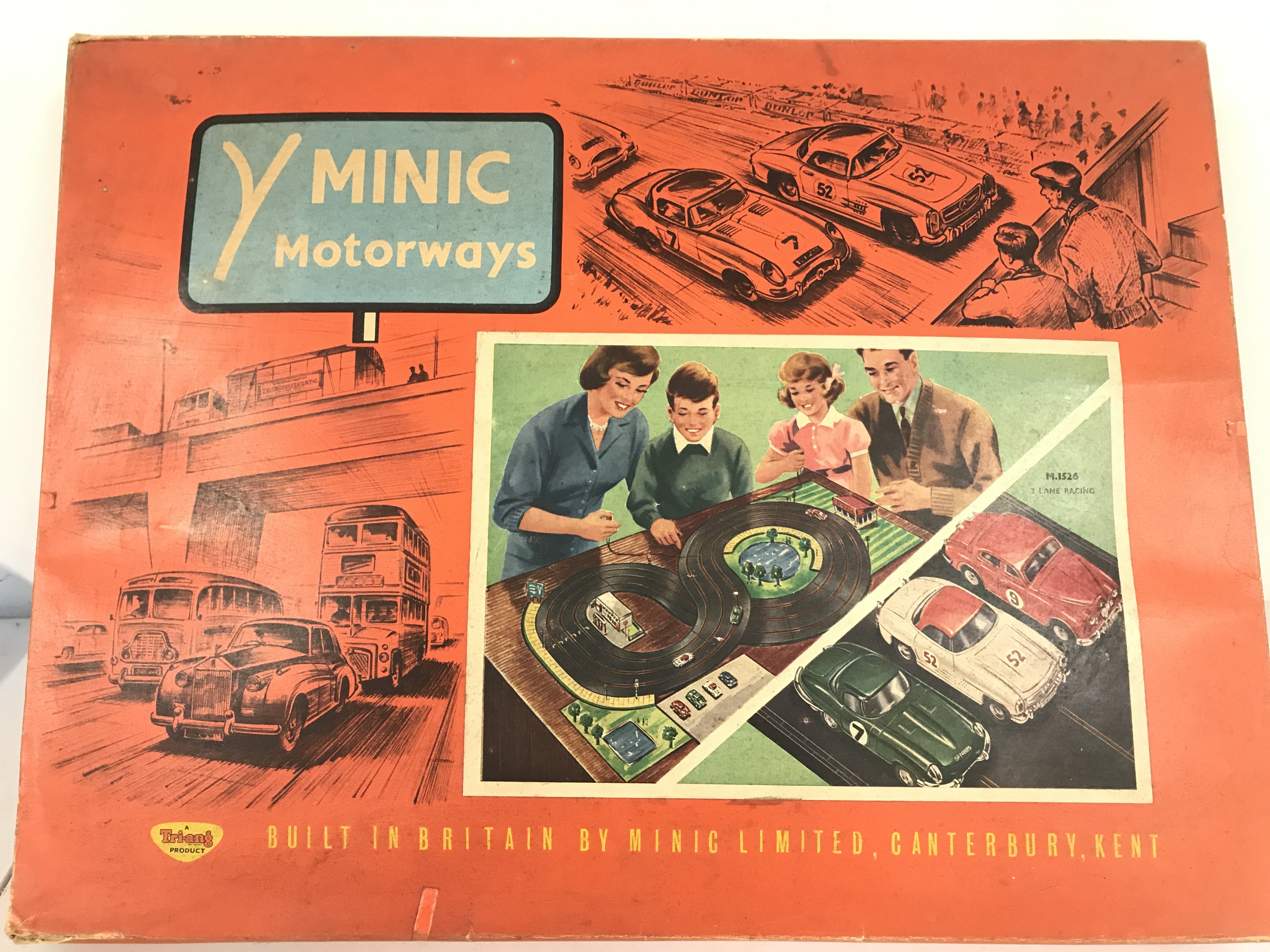 A Boxed Minic Motorways Set. M.1526. 1 Car Missing. No Reserve.