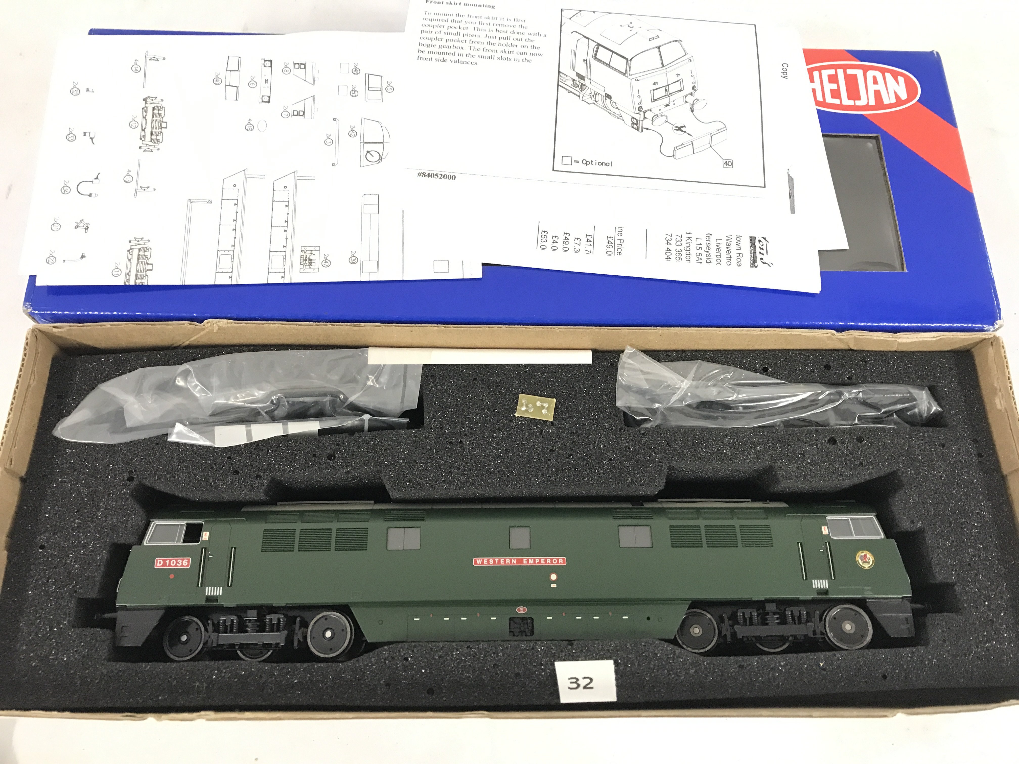A Boxed Heljan 00 Gauge Western Emperor #5210
