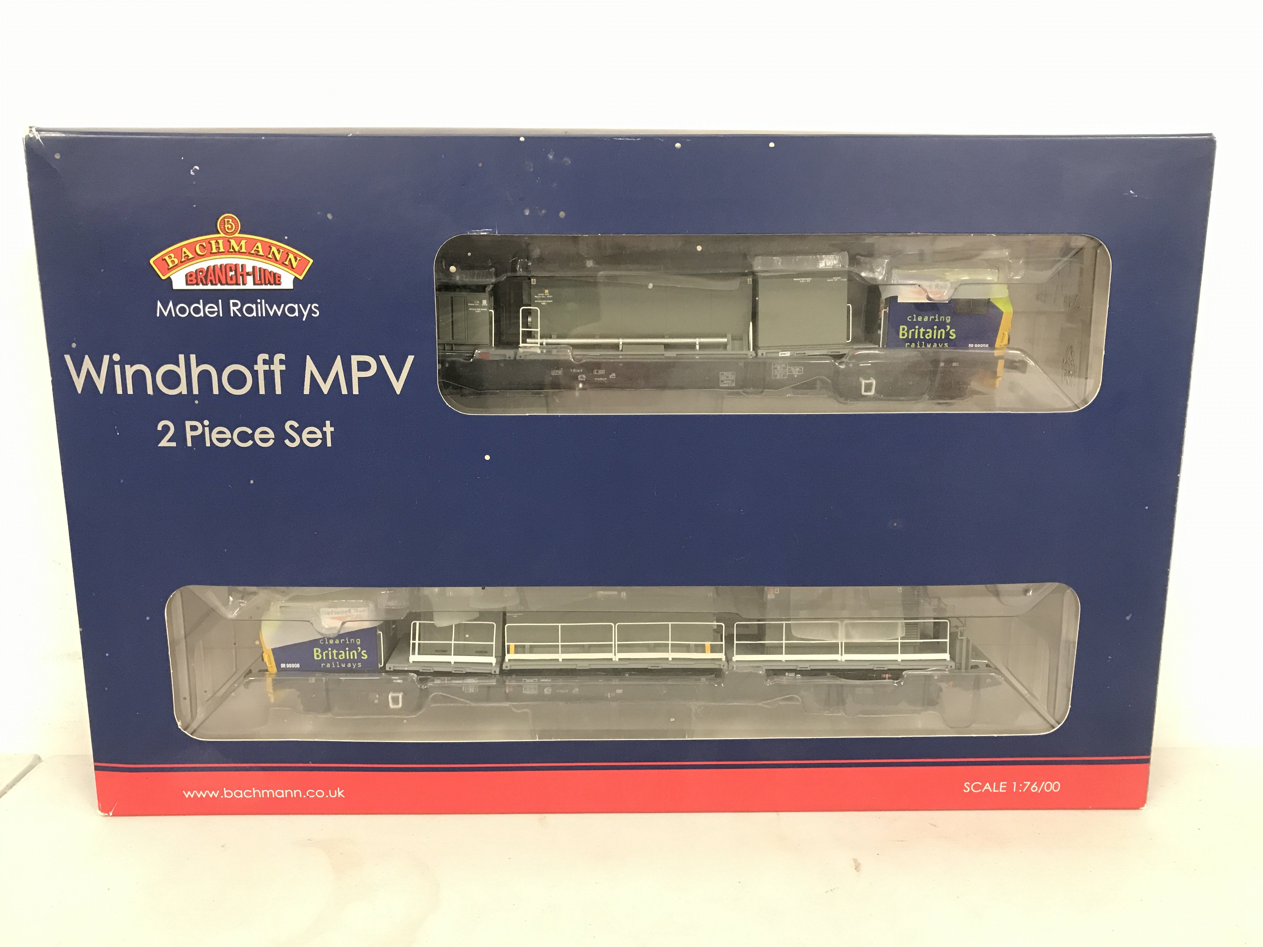 A Boxed Bachmann 00 Gauge Windhoff MPV 2 piece Set #31-575.