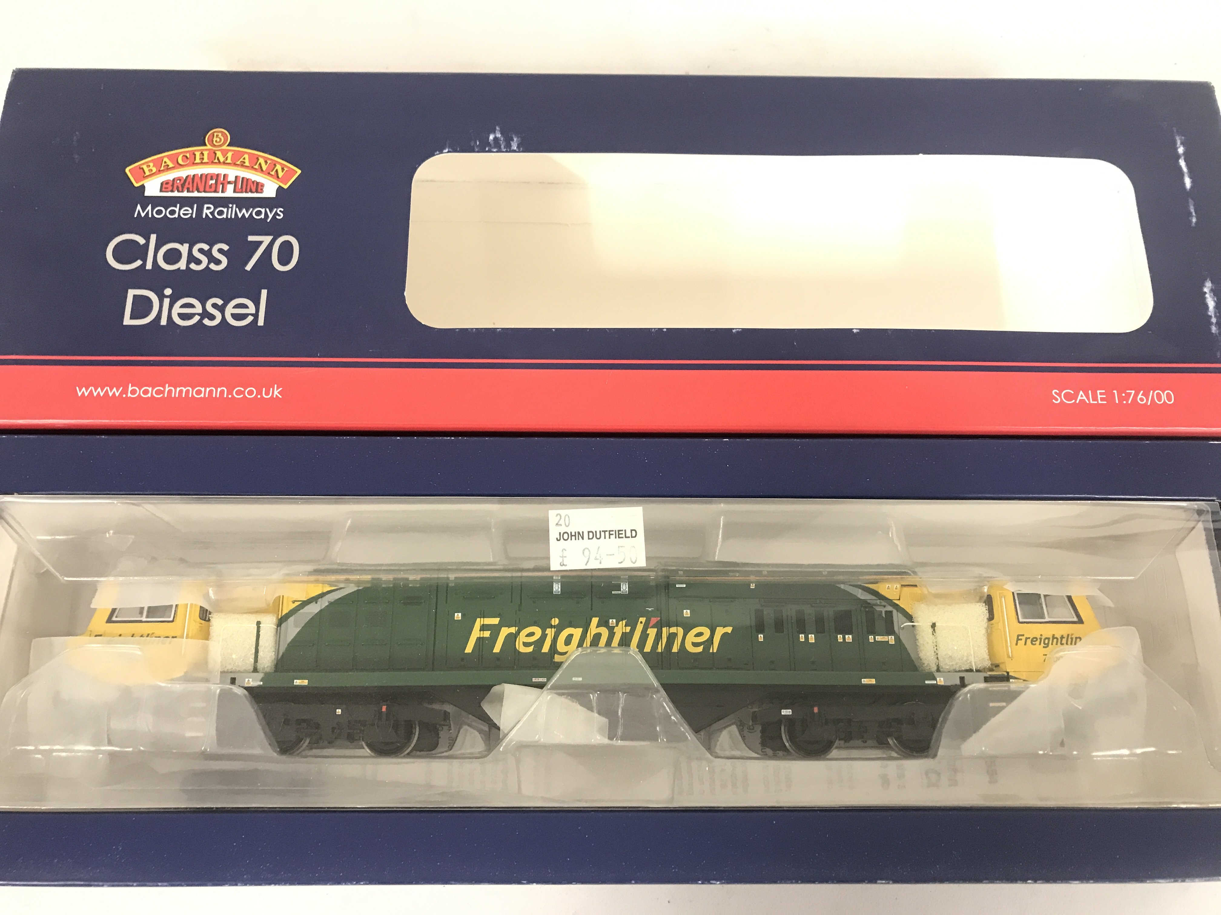 A Boxed Bchmann 00 Gauge Class 70 Freightliner #31-586.