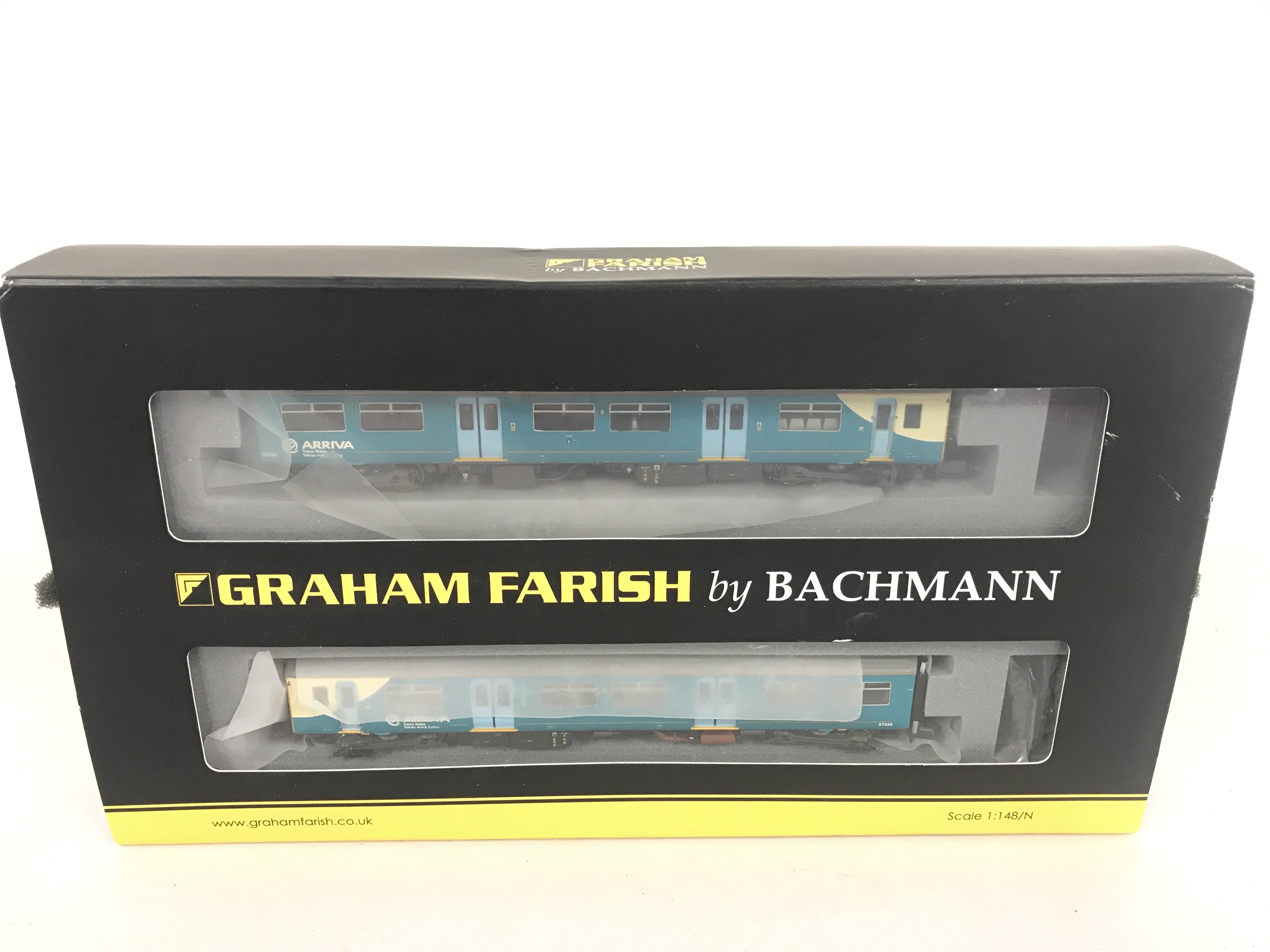 A Boxed Graham Farish N Gauge Class 150/2 Arriva Trains. 2 Car DMU. Wales #371-327.