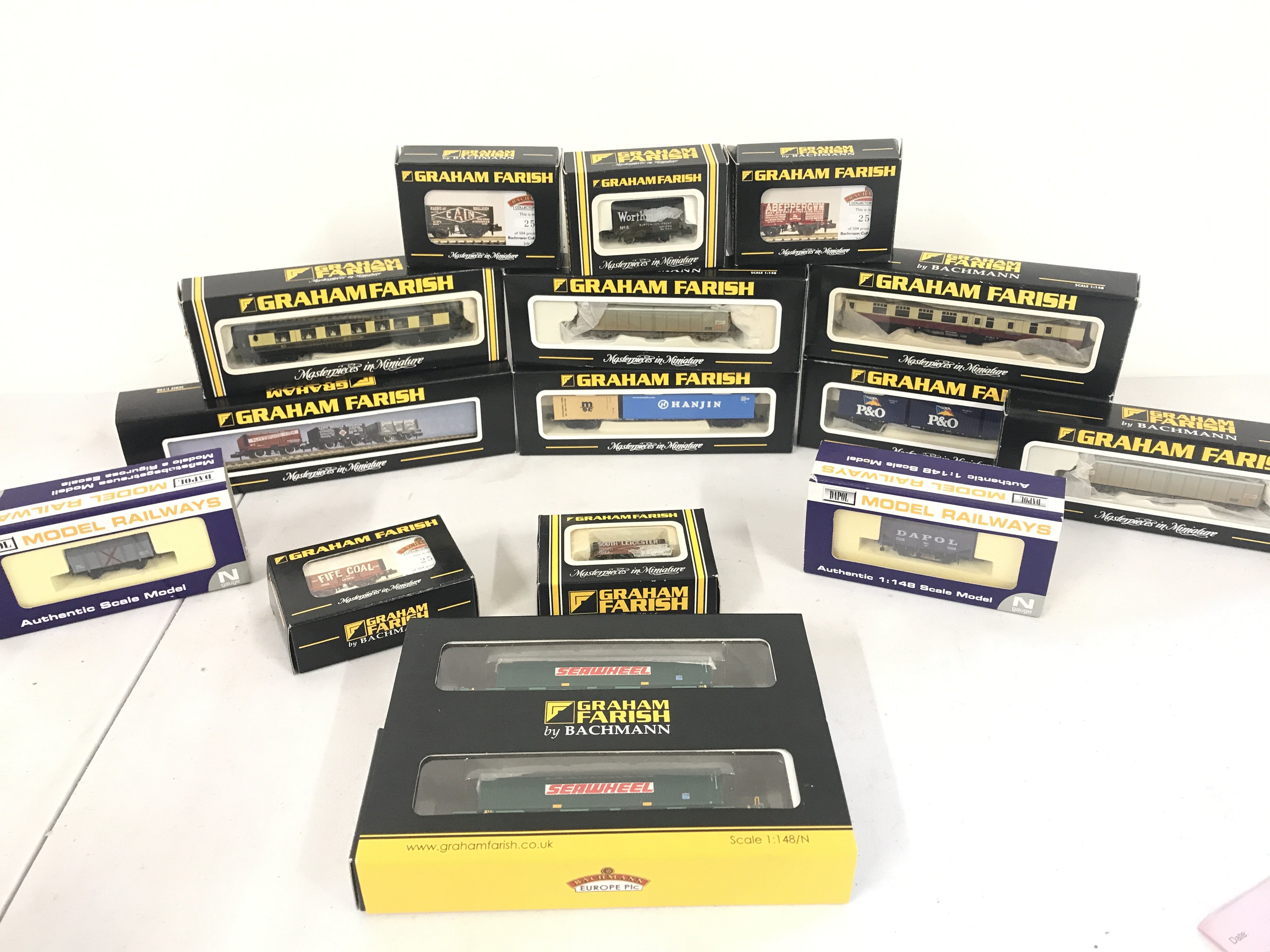 A Collection Of Graham Farish And Dalpol Boxed N Gauge Wagons. Some Limited Editions.