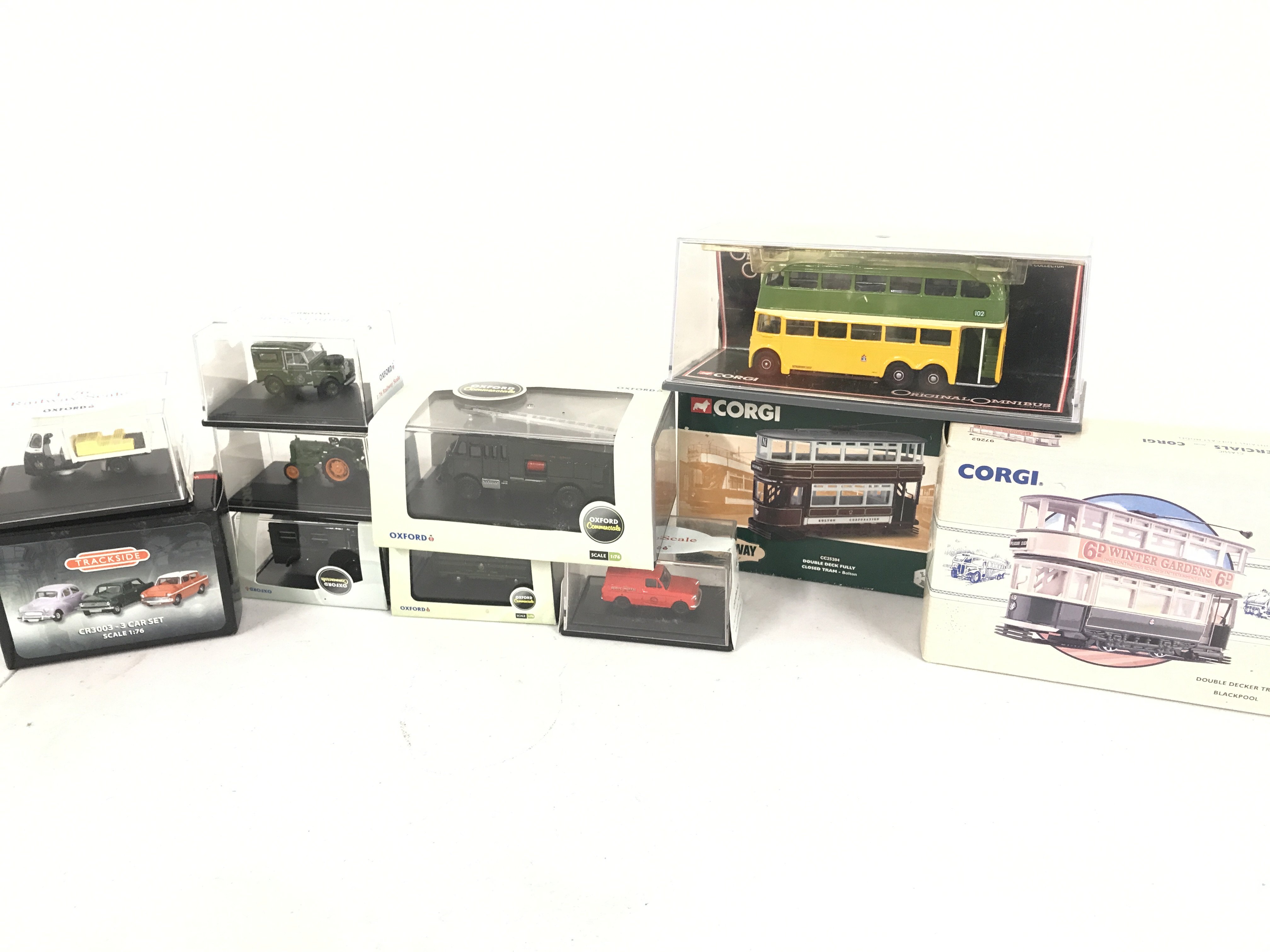 A Small Collection Of Oxford And Corgi Diecast. No Reserve.