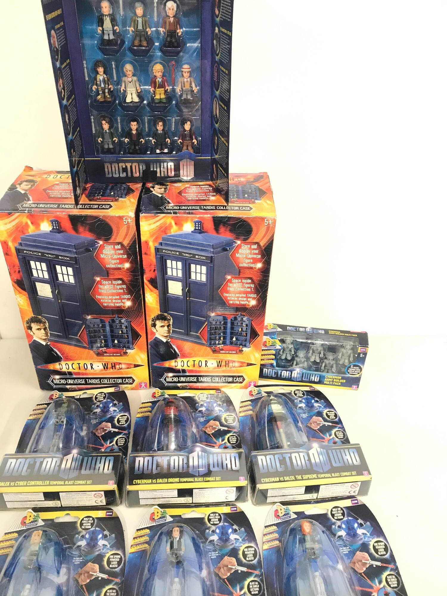 A Large Collection Of Boxed And Carded Doctor Who Figures. Including Micro. No Reserve. (2).