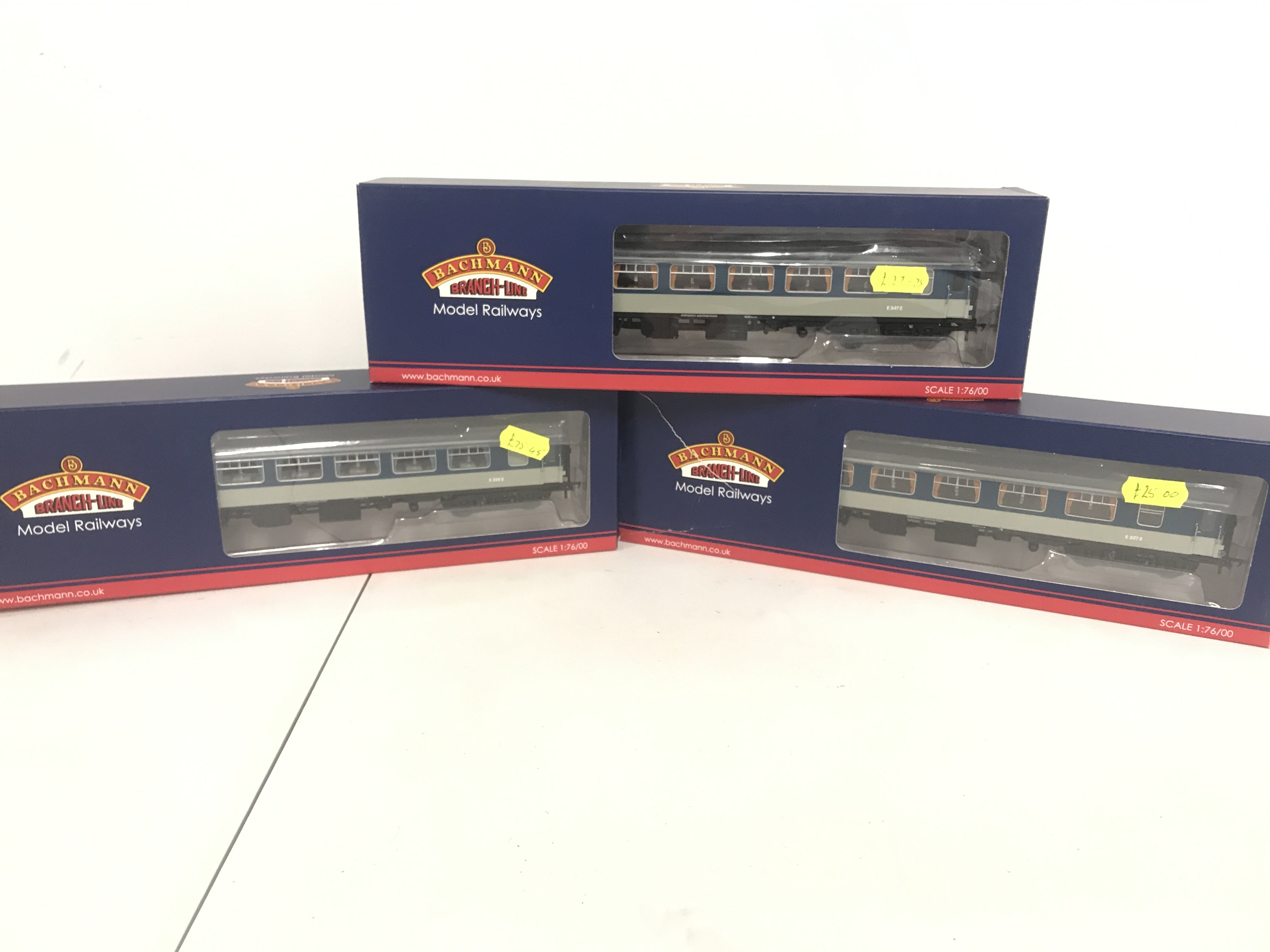 3 Boxed Bachmann 00 Gauge Pullman Coaches. (3)
