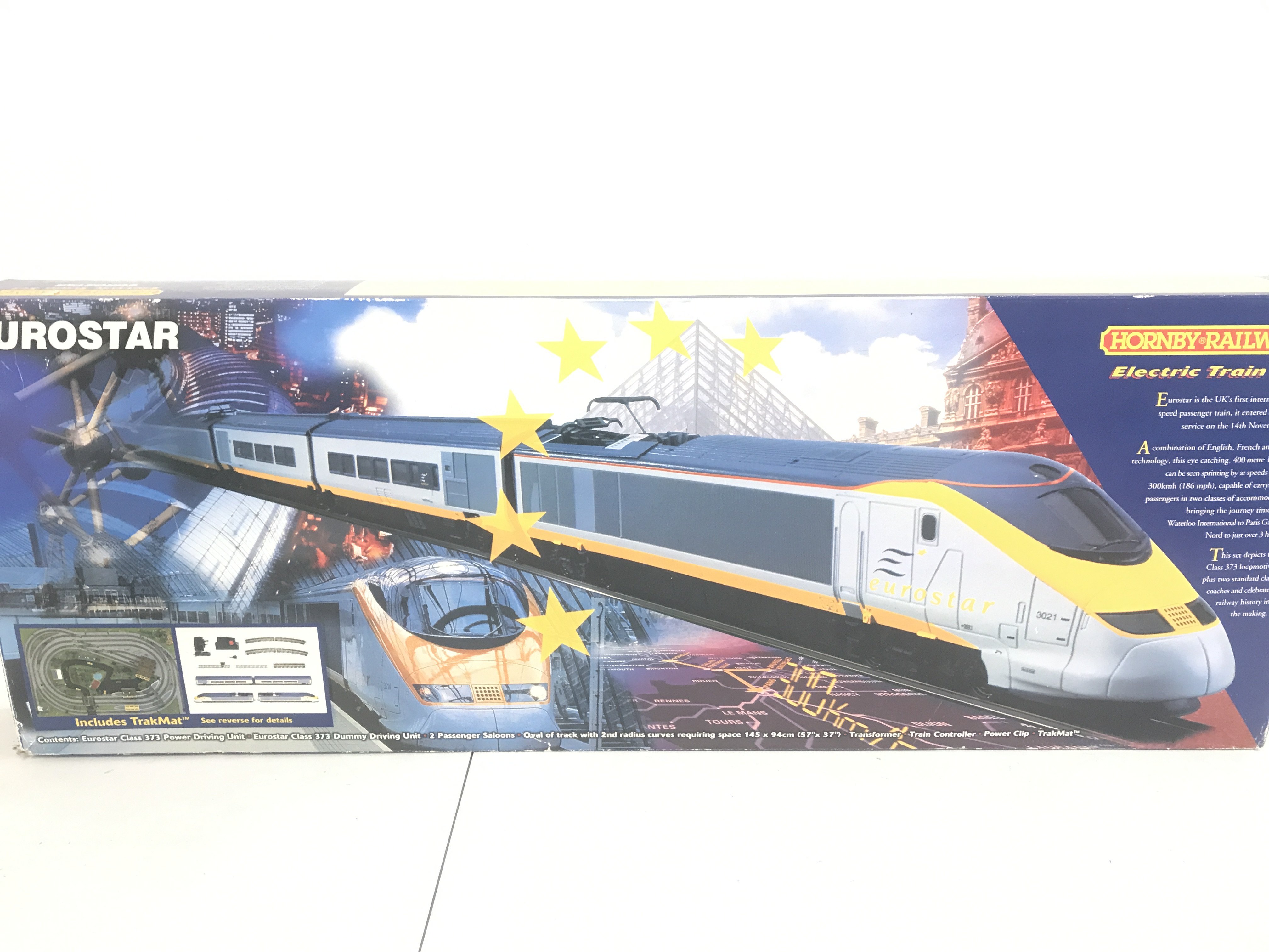 A Boxed Hornby 00 Gauge Eurostar Set. No Reserve.