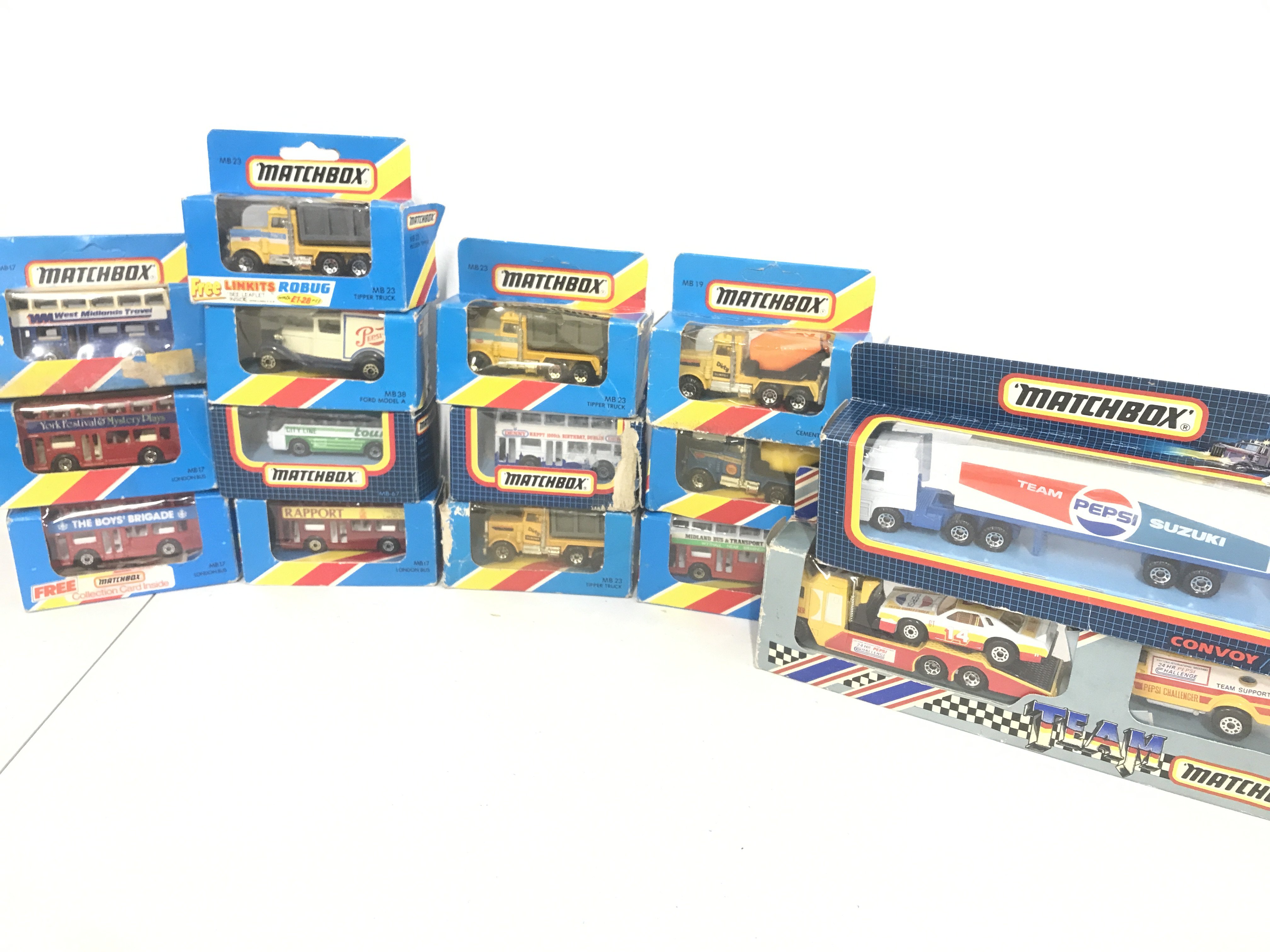 A Collection Of Boxed Matchbox Vehicles. Boxes In Various States. No Reserve.