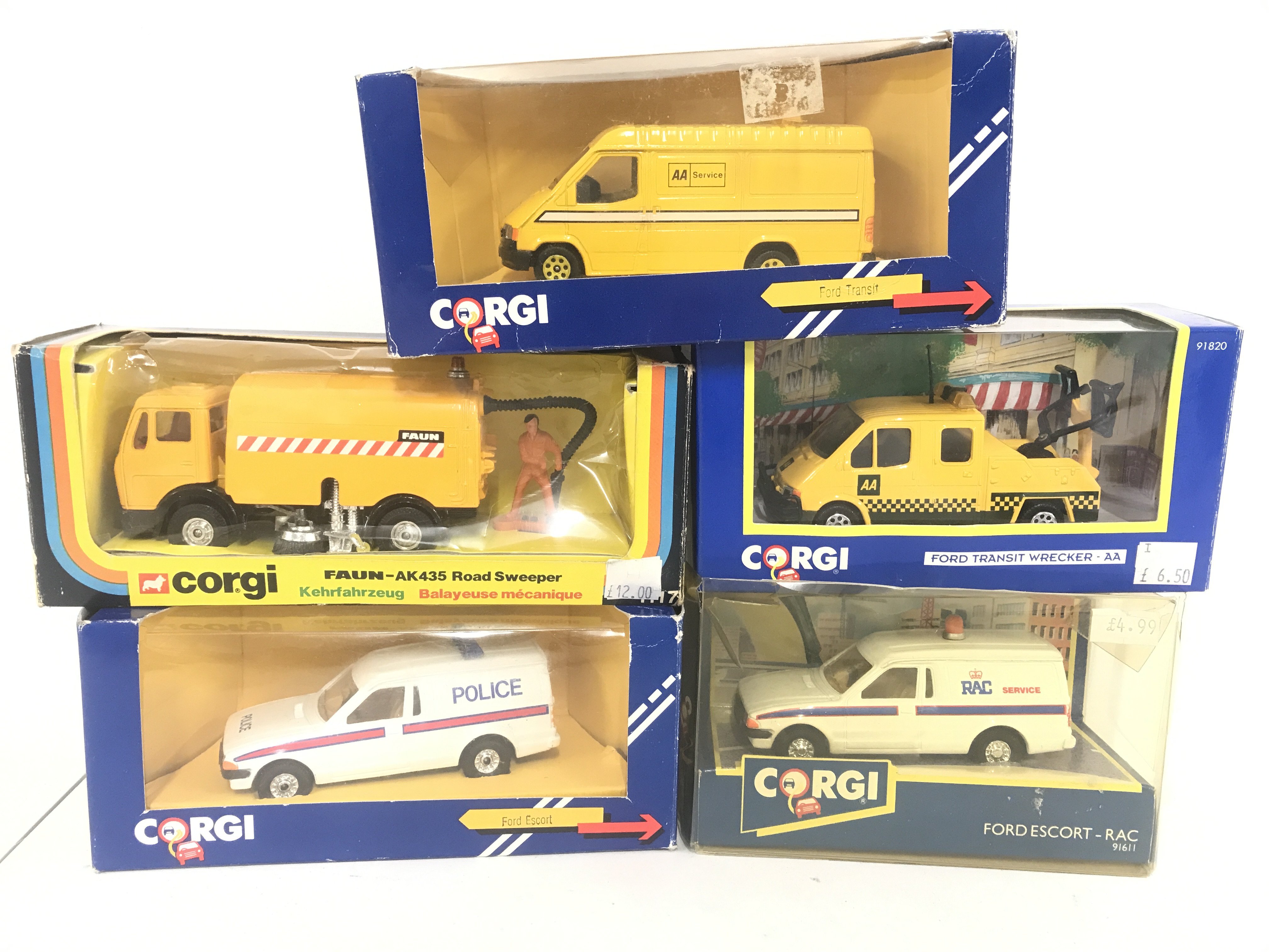 A Small Collection Of Corgi Diecast Including A Faun-AK435 Road Sweeper.