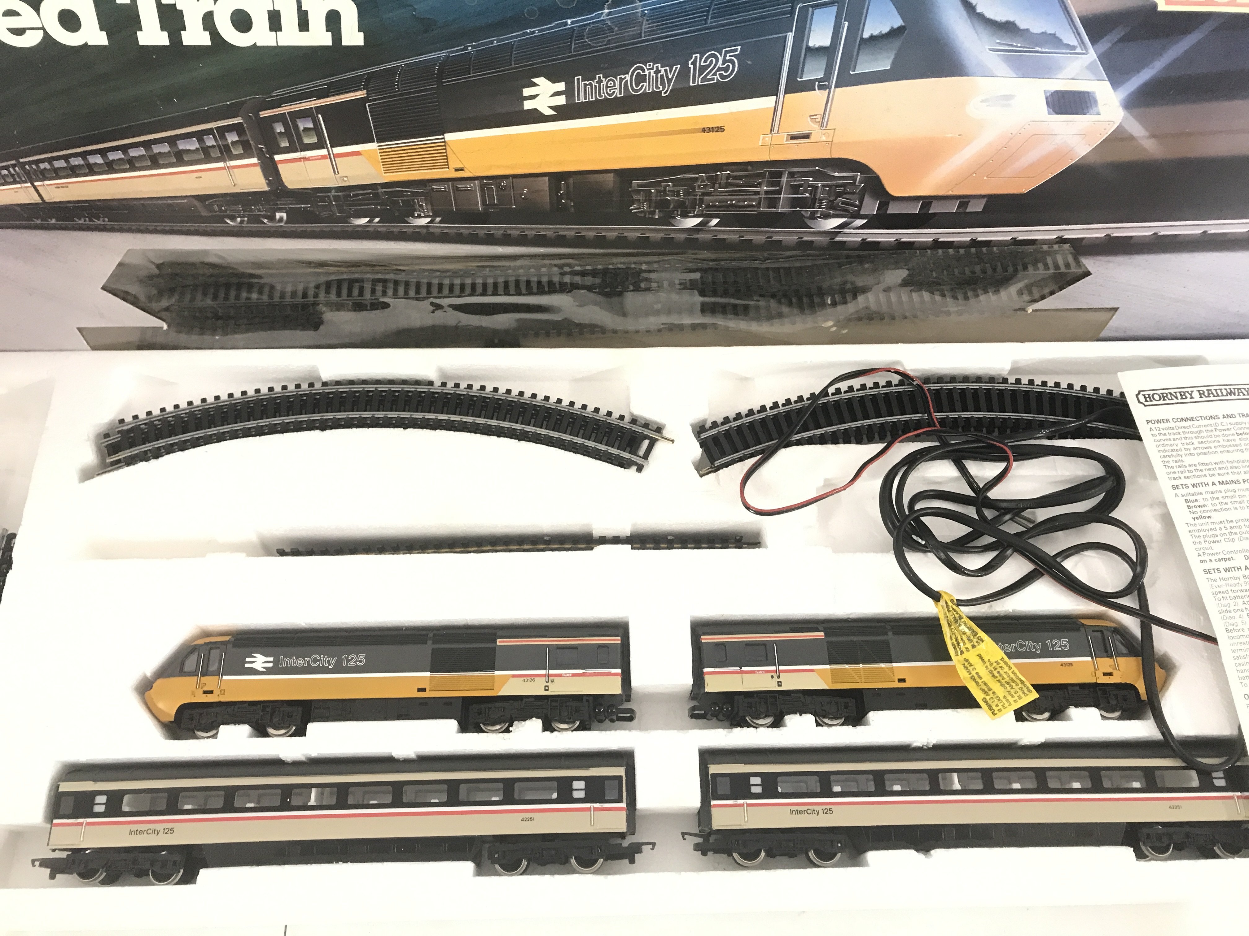 A Boxed Hornby 00 Gauge High Speed Train Set.