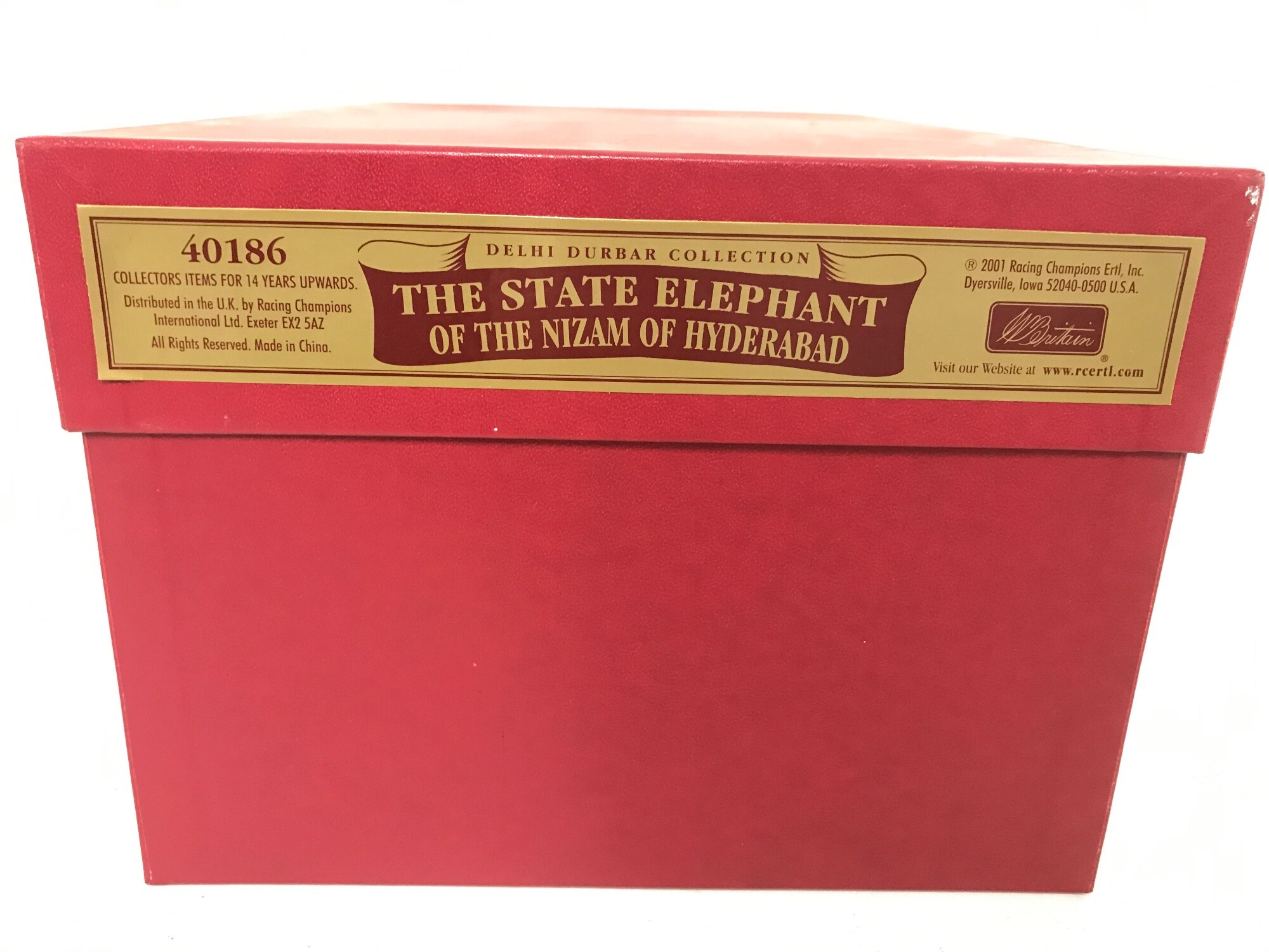 A Boxed Britains State Elephant Of The Nizam Of Hyderabad. #40186. No Reserve.