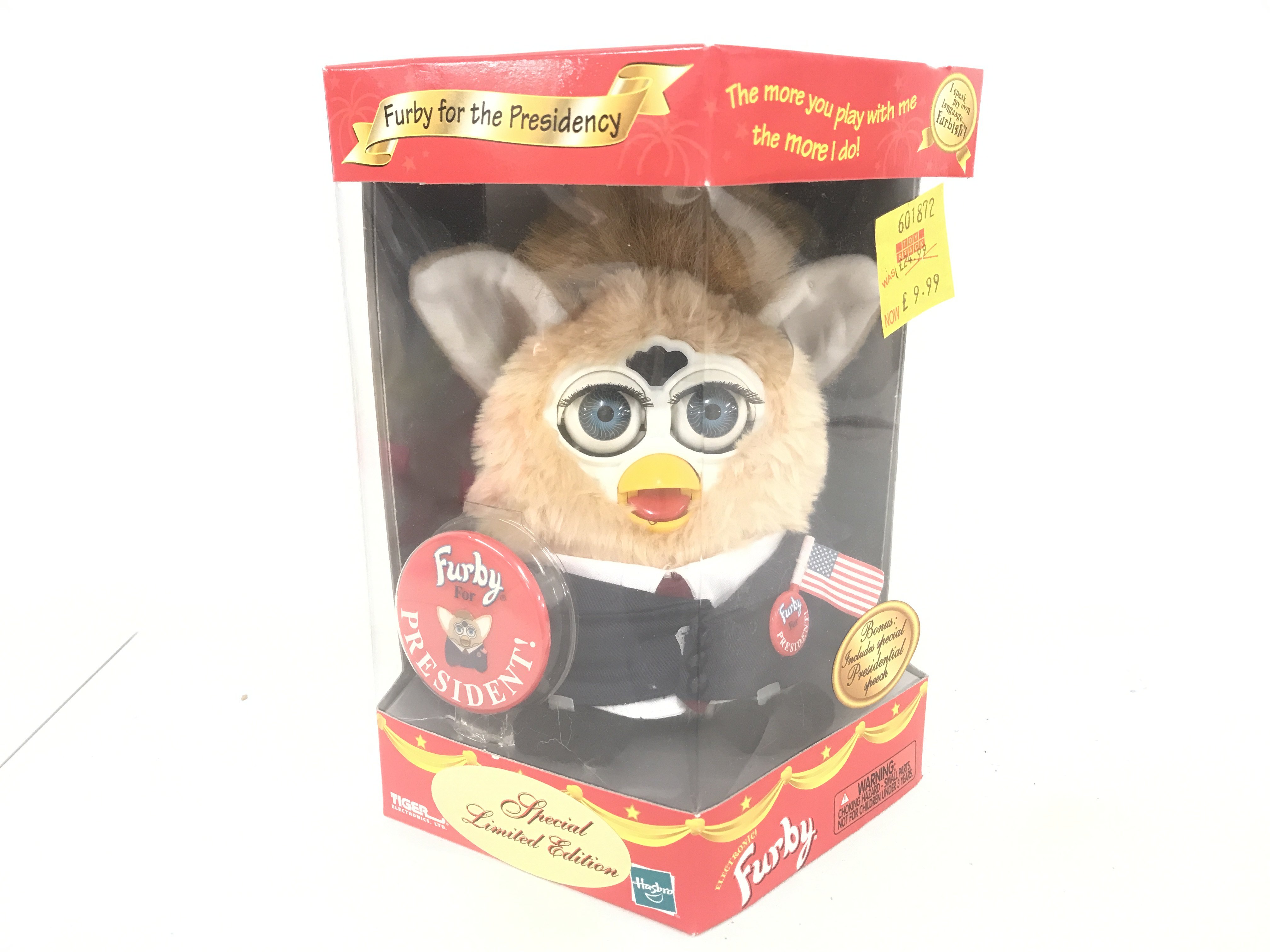 A Boxed And Sealed Tiger/Hasbro 2000 Special Limited Edition Furby For Presidency