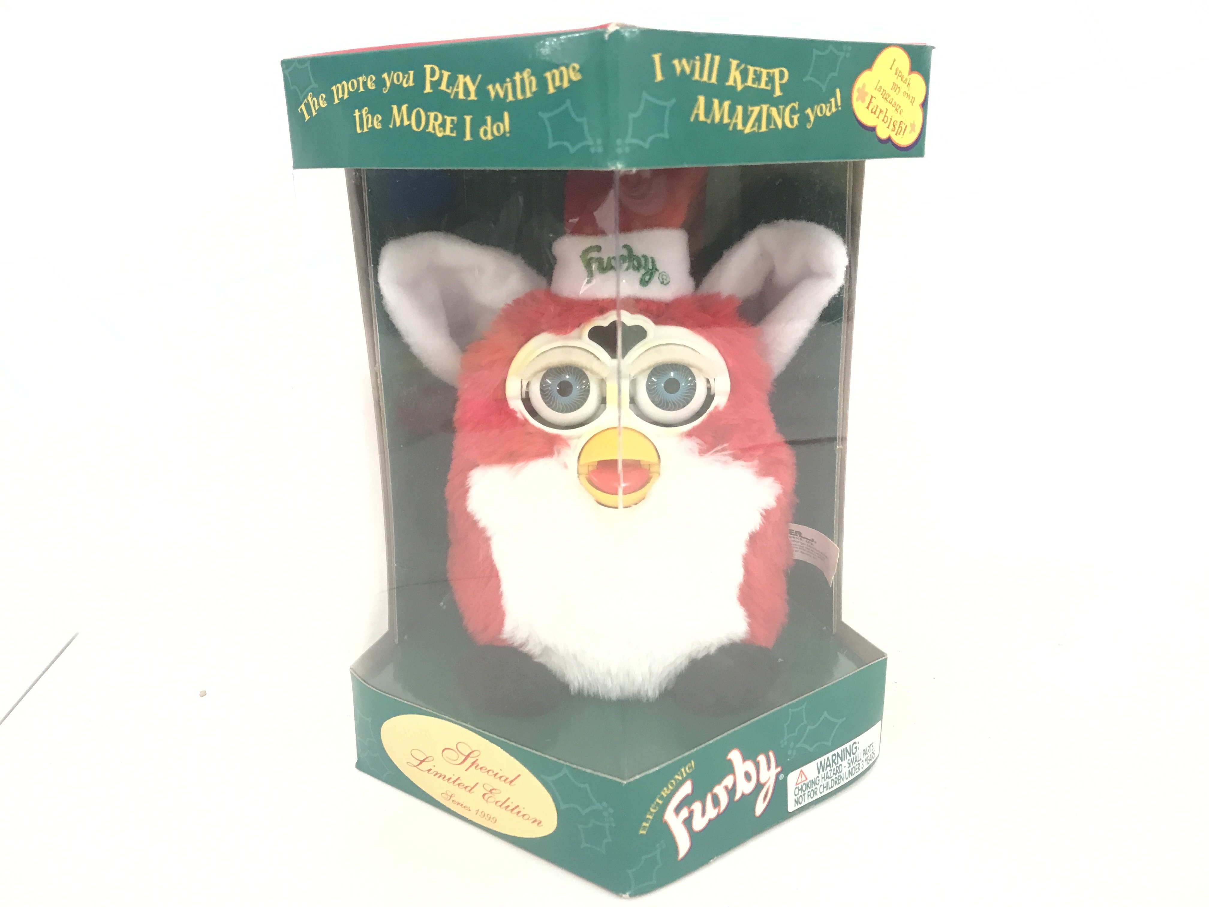 A Boxed And Sealed Tiger/Hasbro 1999 Special Limited Edition Christmas Furby.