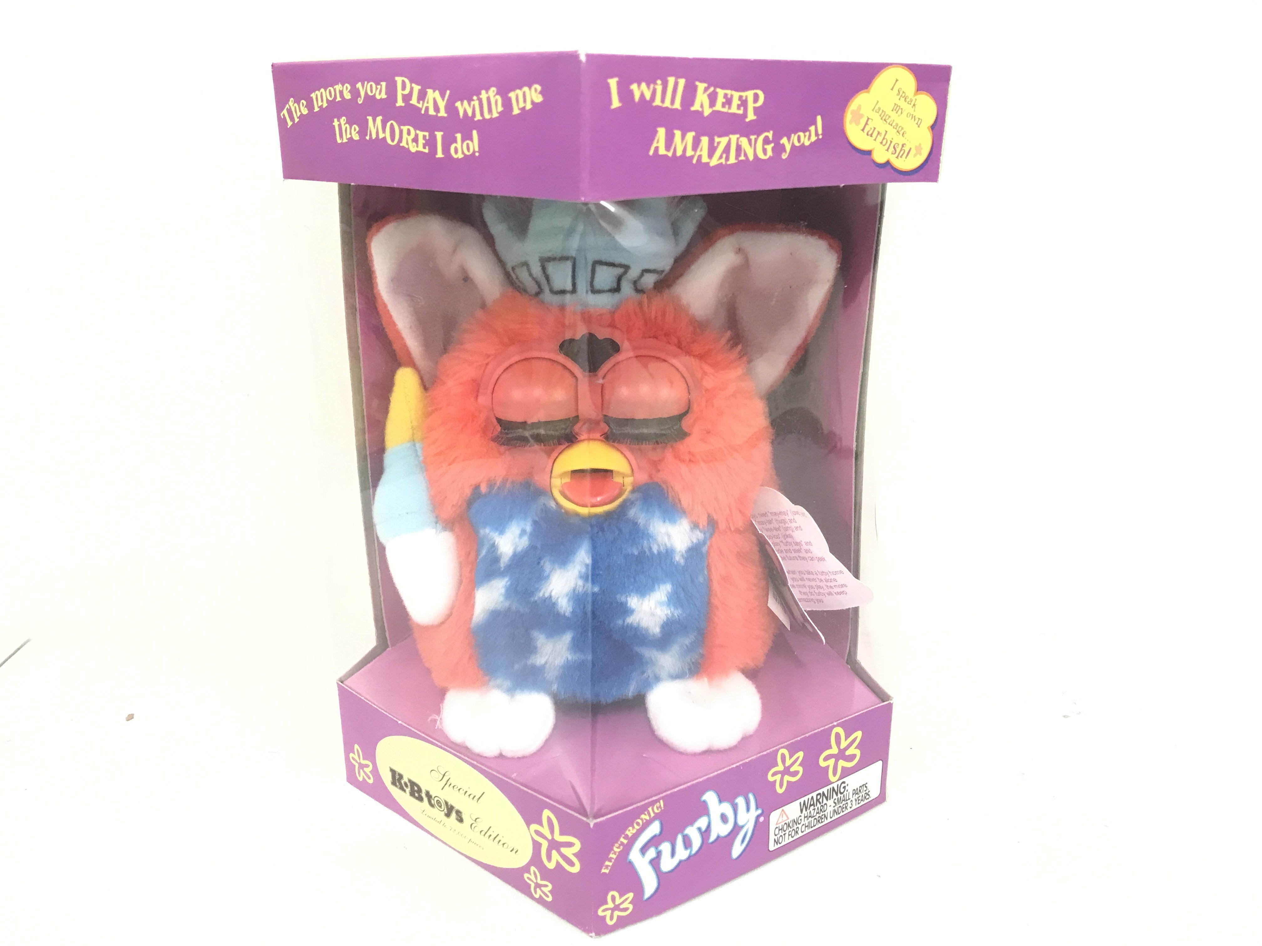 A Boxed And Sealed Tiger/Hasbro K-B Toys Special Edition 1999 Statue Of Liberty Furby.