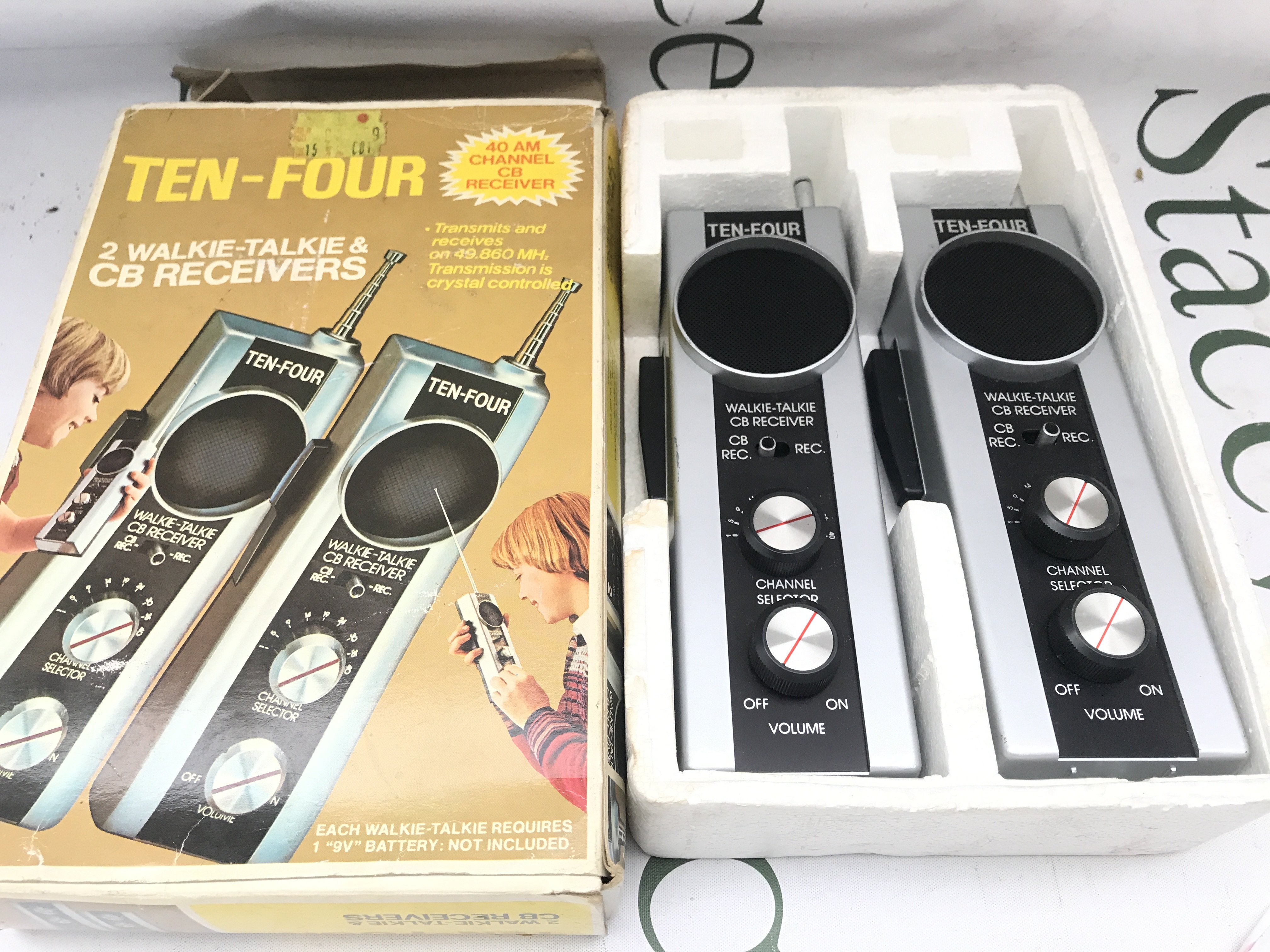 A Boxed Ten-For 2 Walkie-Talkie And CB Receivers. No Reserve.