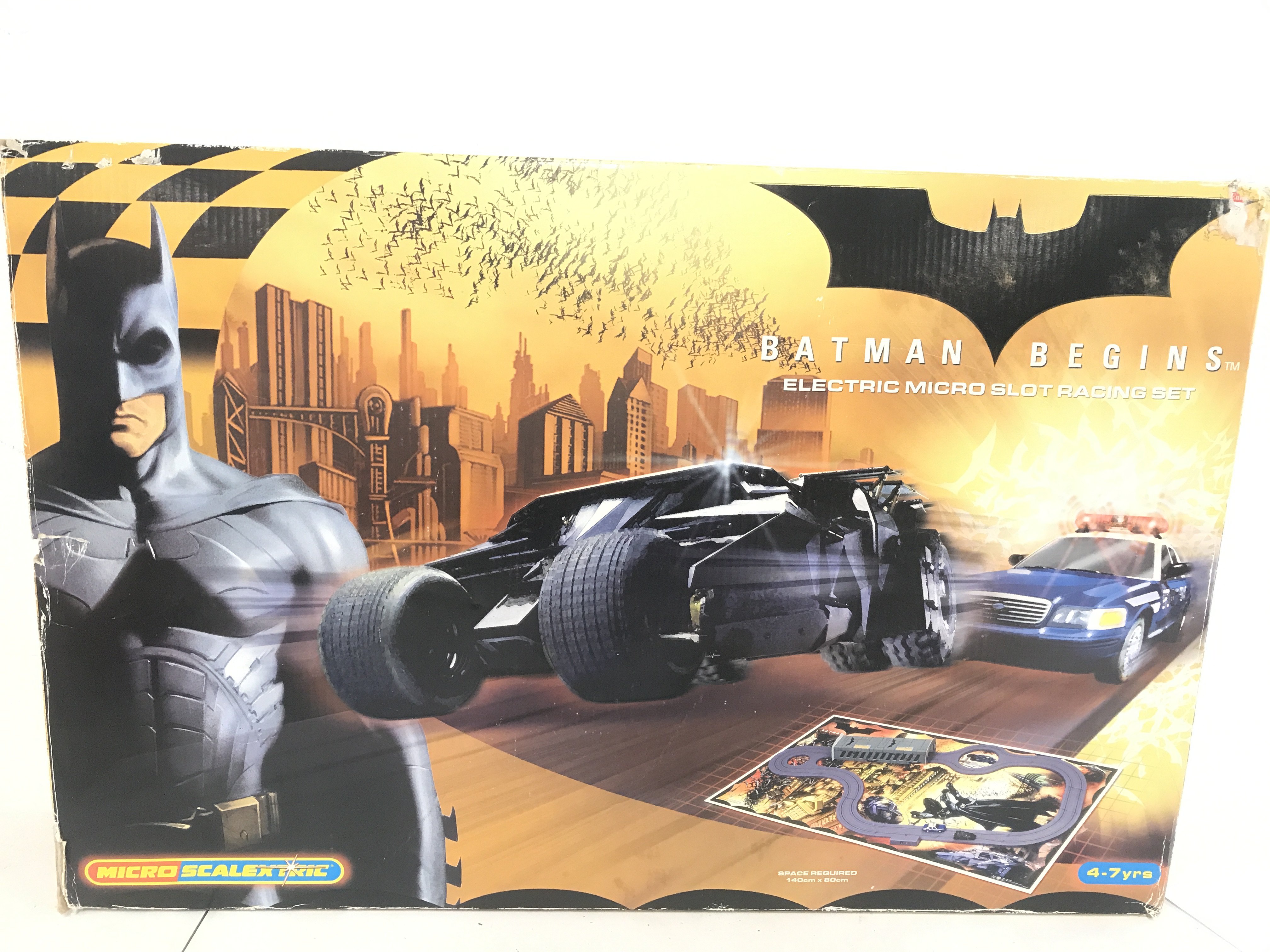 A Boxed Micro Scalextric Batman Begins Set. No Reserve.