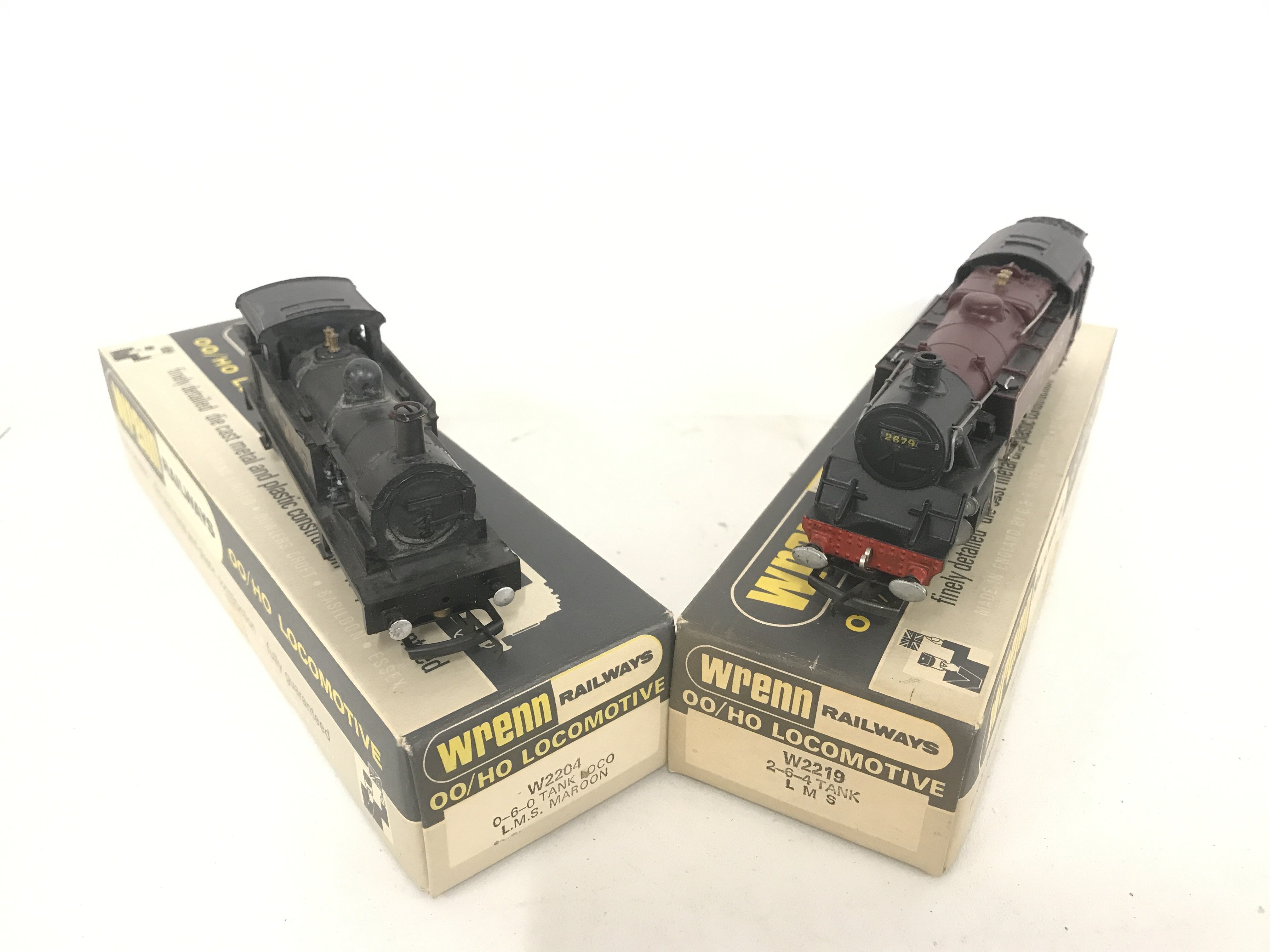 2 X Boxed Wrenn 00 Gauge Locomotives. A 0-6-0 Tank Loco And A2-6-4 Tank LMS.