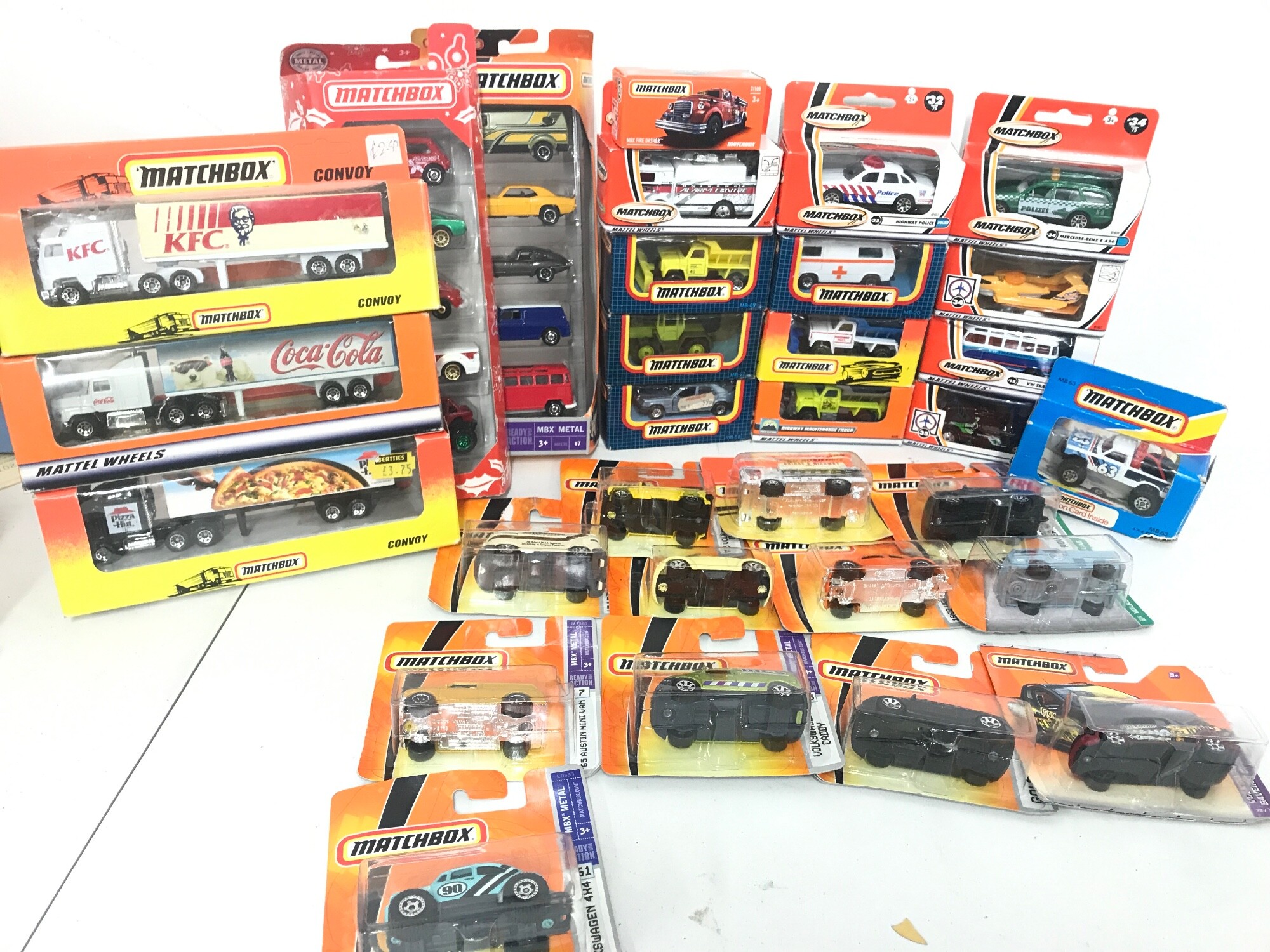 A Collection of Boxed Matchbox Diecast. Including Convoy. Boxes Are In Various States. No Reserve.