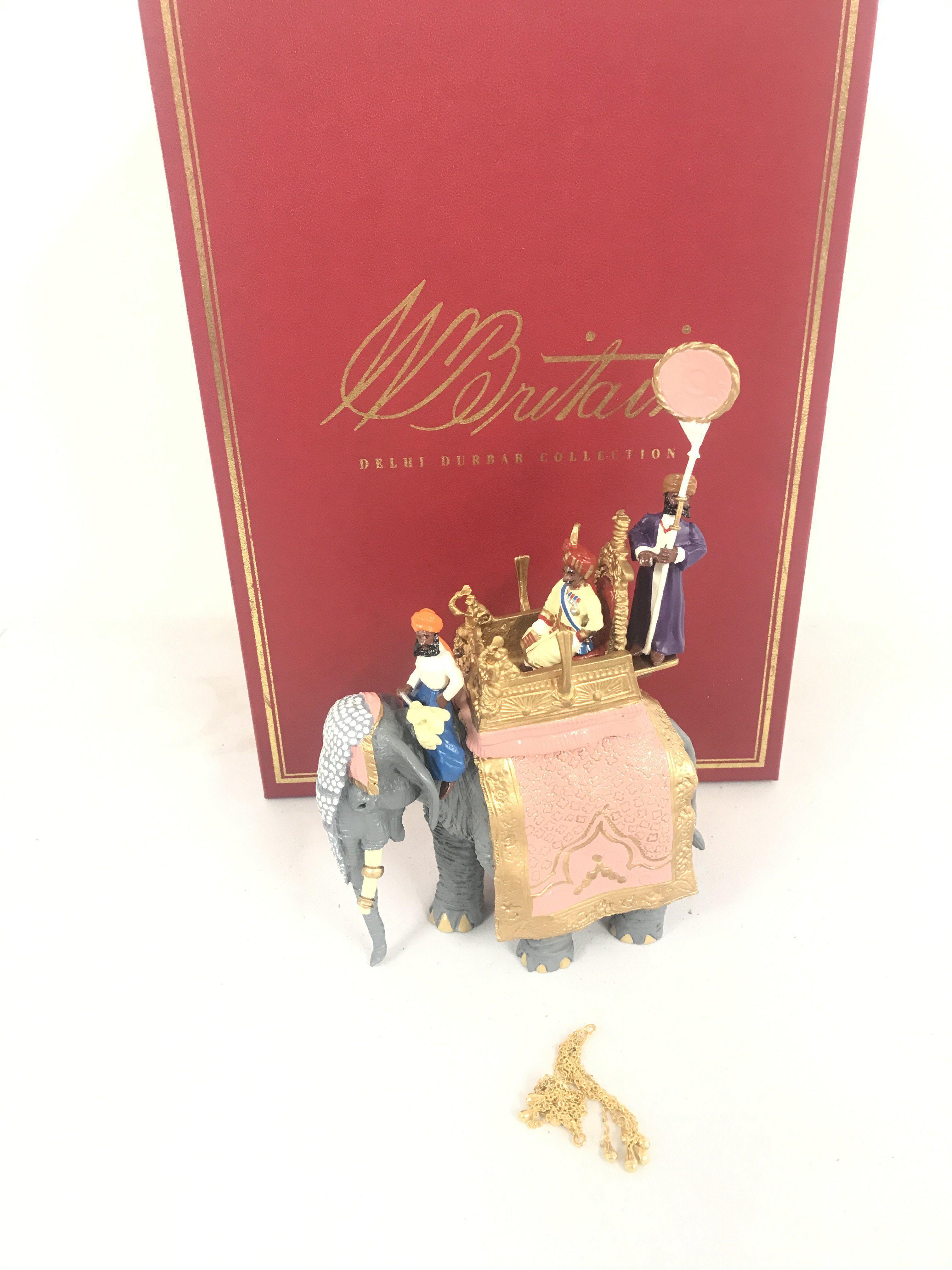 A Boxed Britains The Maharajah Of Bikanirs State Elephant #40184.