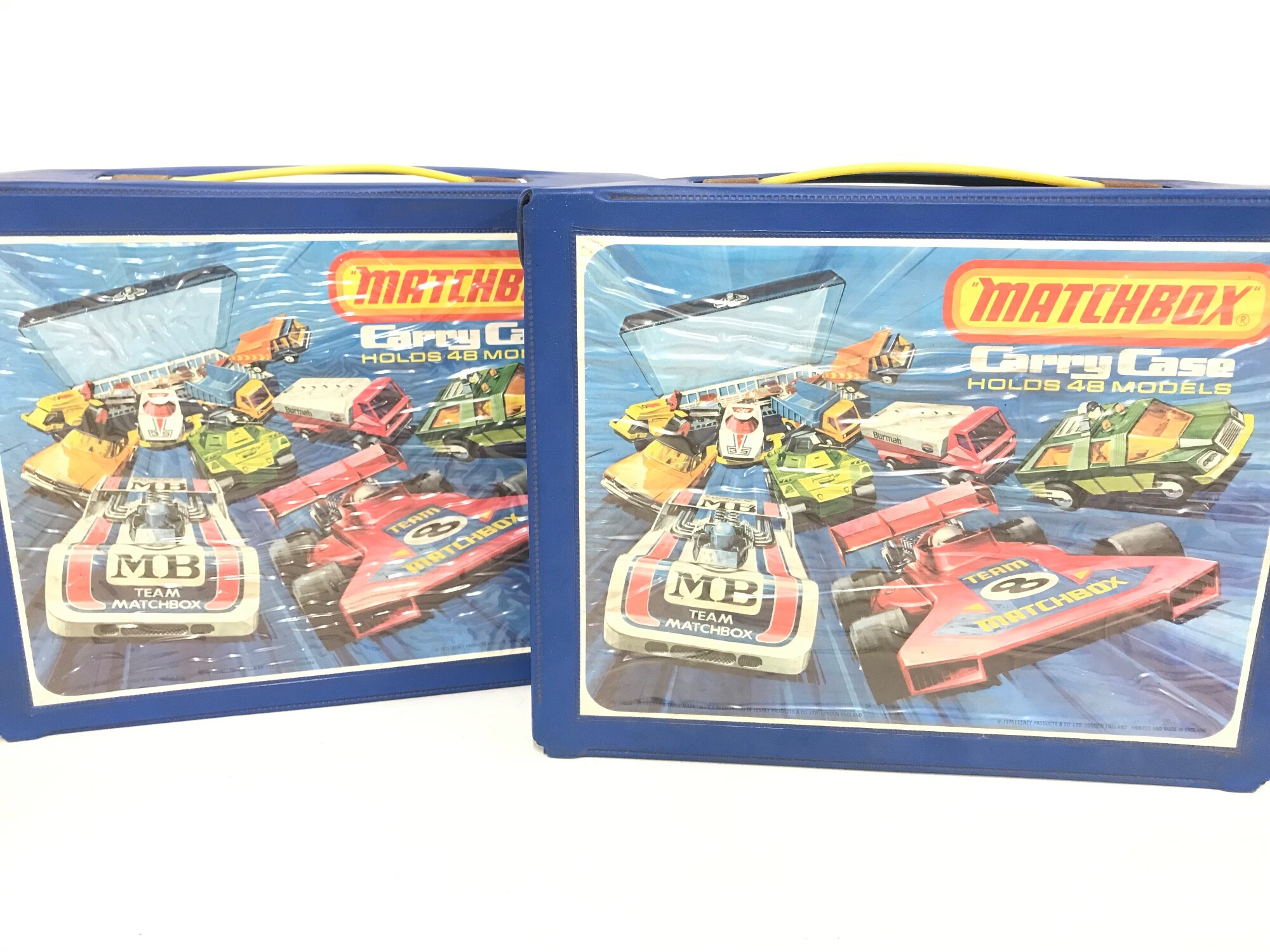 2 X Matchbox Carry Cases And A Collection Of Boxed and Loose Matchbox Models Of Yesteryear.