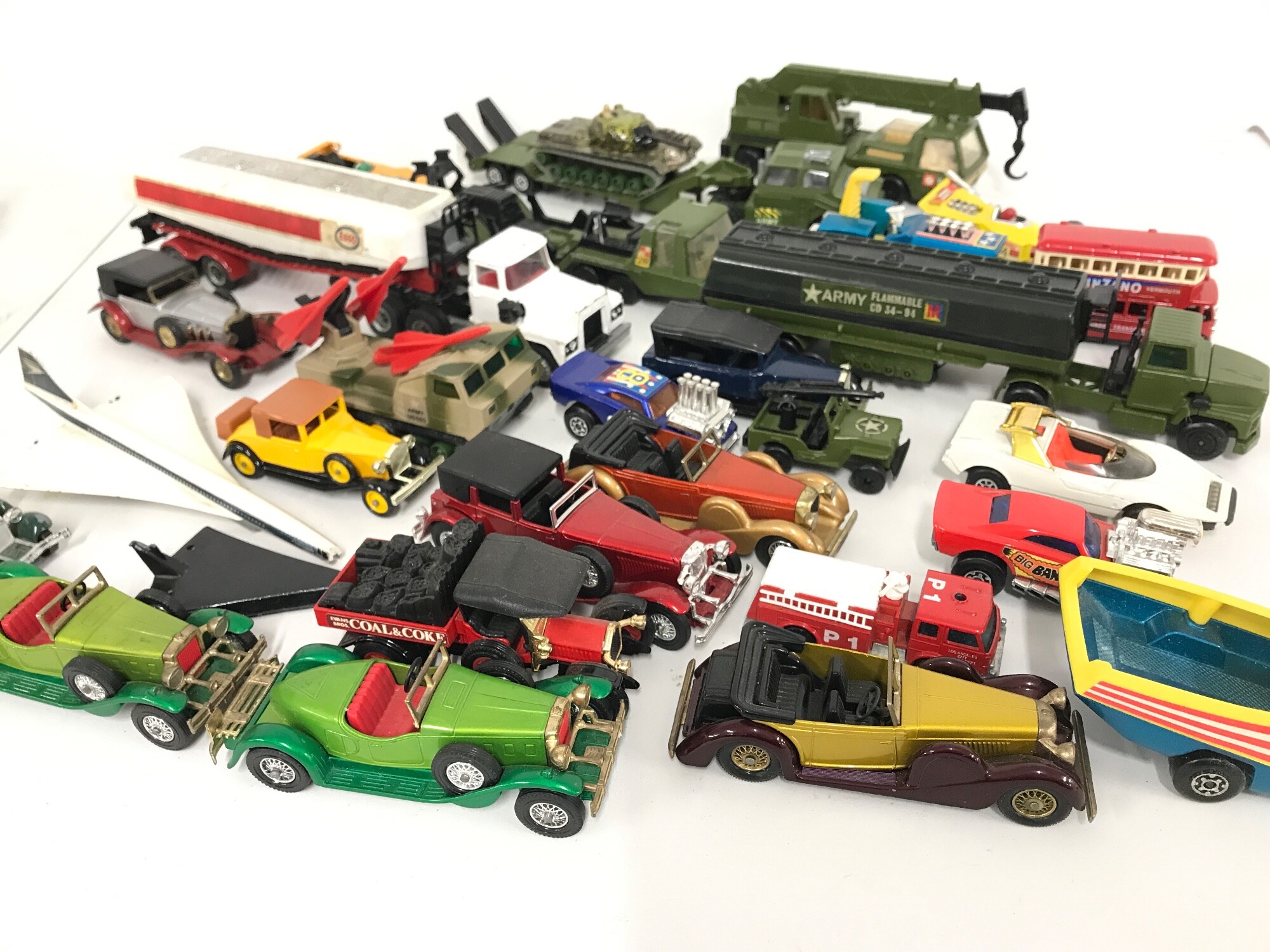A Collection of Playworn Diecast Including Matchbox.