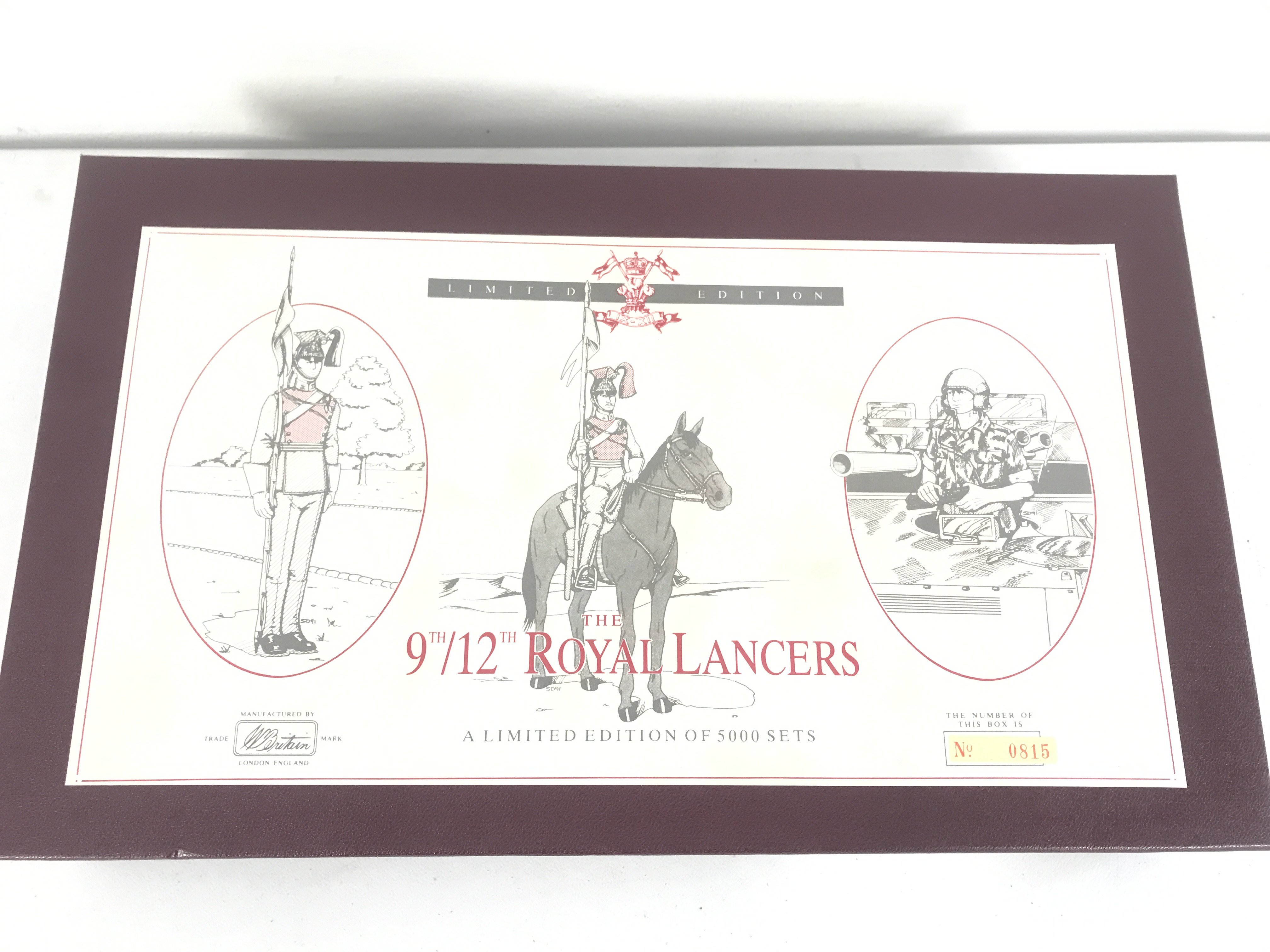 A Boxed Britains 9th/12th Royal Lancers Set #5392.