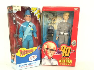 A Boxed Vivid Imaginations Scot Tracy And Joe 90 Figures.