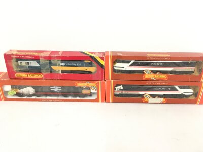 3 Boxed Hornby 00 Gauge Locomotives Including A Intercity With Dummy Car.