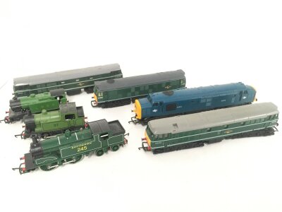 7 X 00 Gauge Locomotives. All Hornby/Tri-Ang.