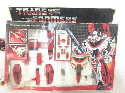 A Boxed Hasbro Transformers JetFire. Box Is Worn And Parts Missing.