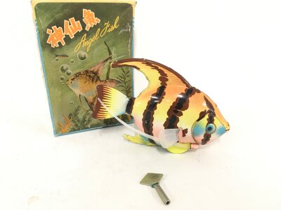 A Boxed Chinese Tinplate Angel Fish.