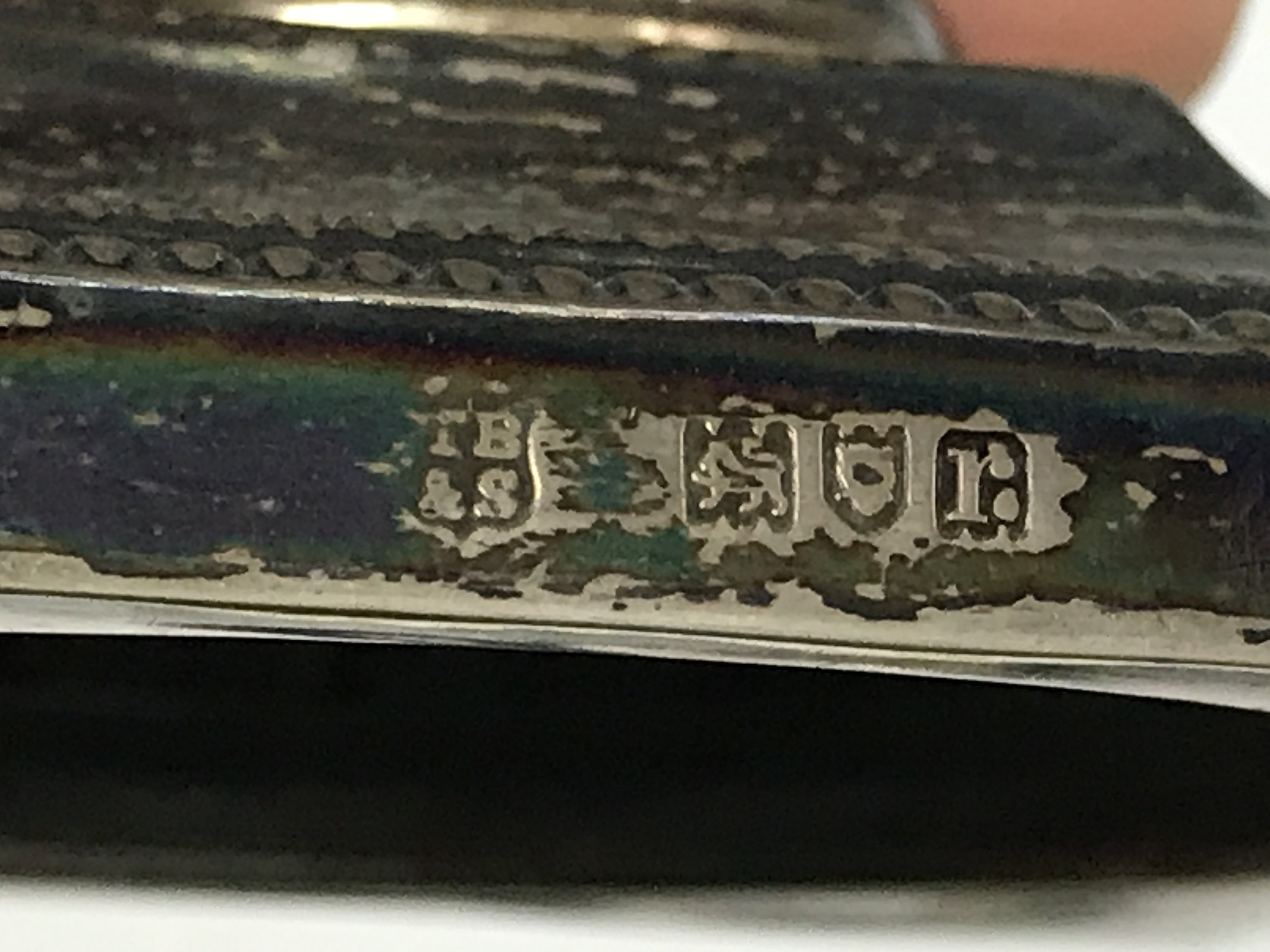 Silver Hallmarked Corinthian style candlesticks ,postage category B